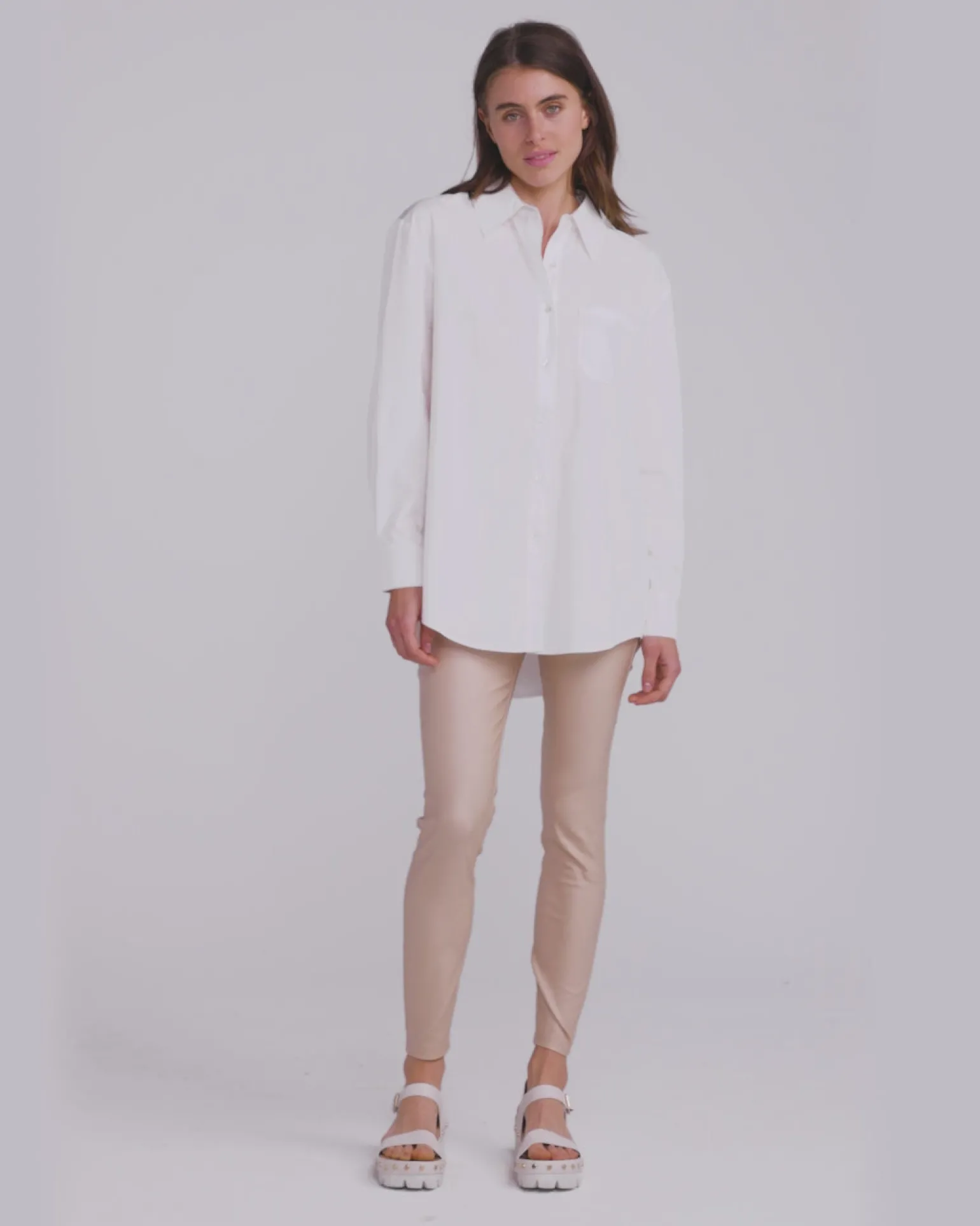 Belle & Bloom Shirts & Blouses>My Girl Oversized Shirt -