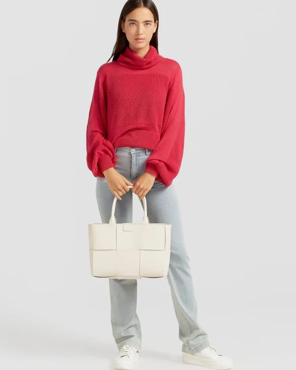 Belle & Bloom Sweaters | Sweaters>Nevermind Sheer Panelled Knit -