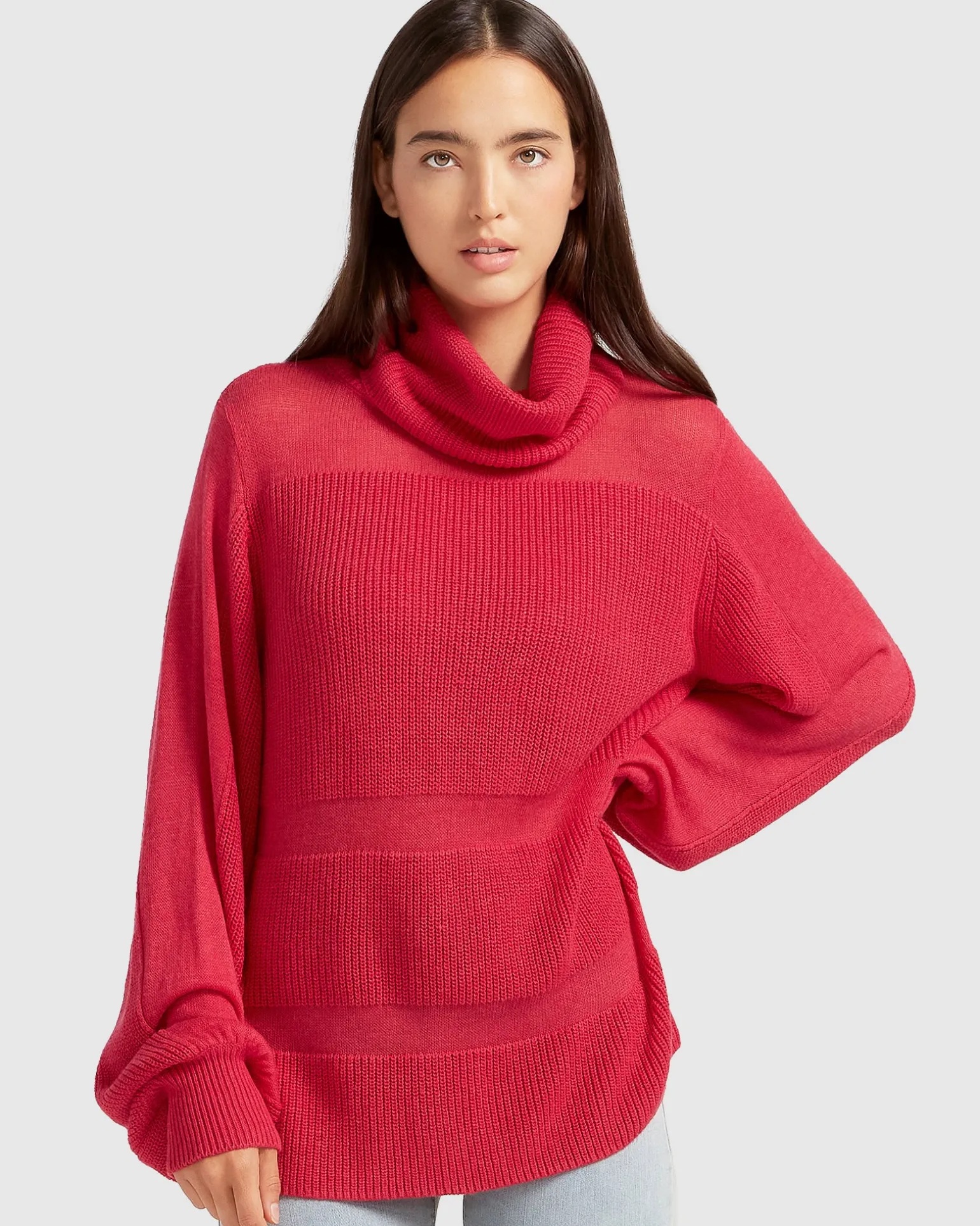 Belle & Bloom Sweaters | Sweaters>Nevermind Sheer Panelled Knit -