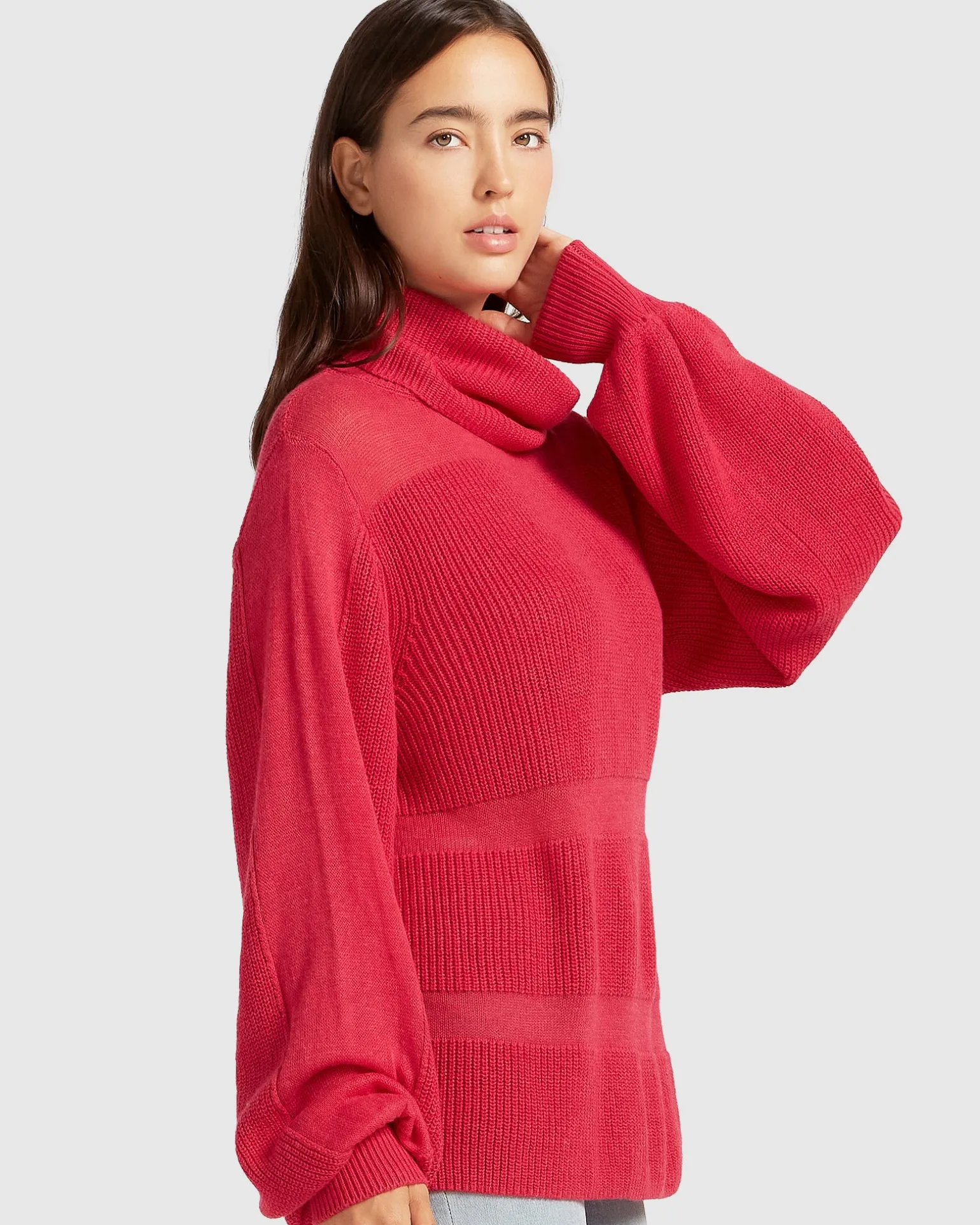 Belle & Bloom Sweaters | Sweaters>Nevermind Sheer Panelled Knit -