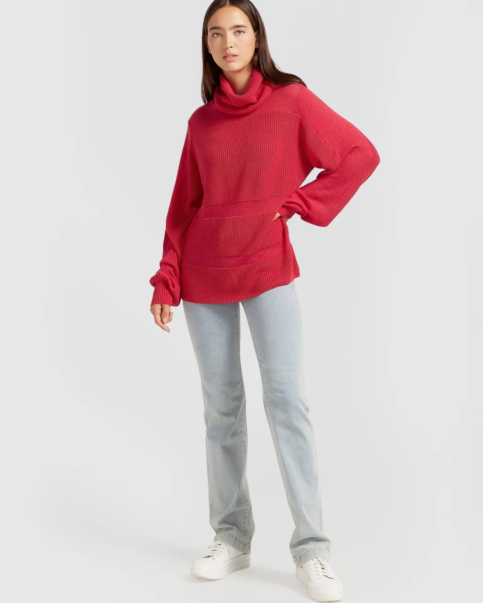 Belle & Bloom Sweaters | Sweaters>Nevermind Sheer Panelled Knit -