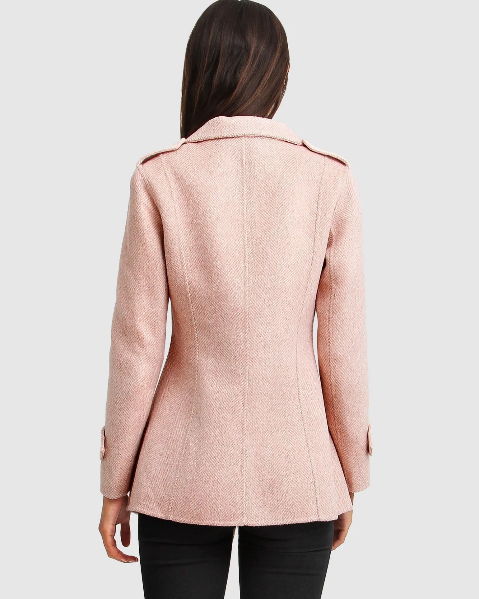 Belle & Bloom Wool Coats | Wool Coats>NEW FIT Bad Girl Wool Blend Moto Coat -