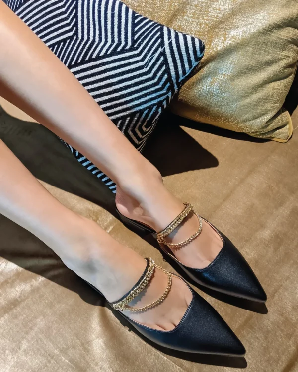 Belle & Bloom Flats>On The Go Leather Flat -