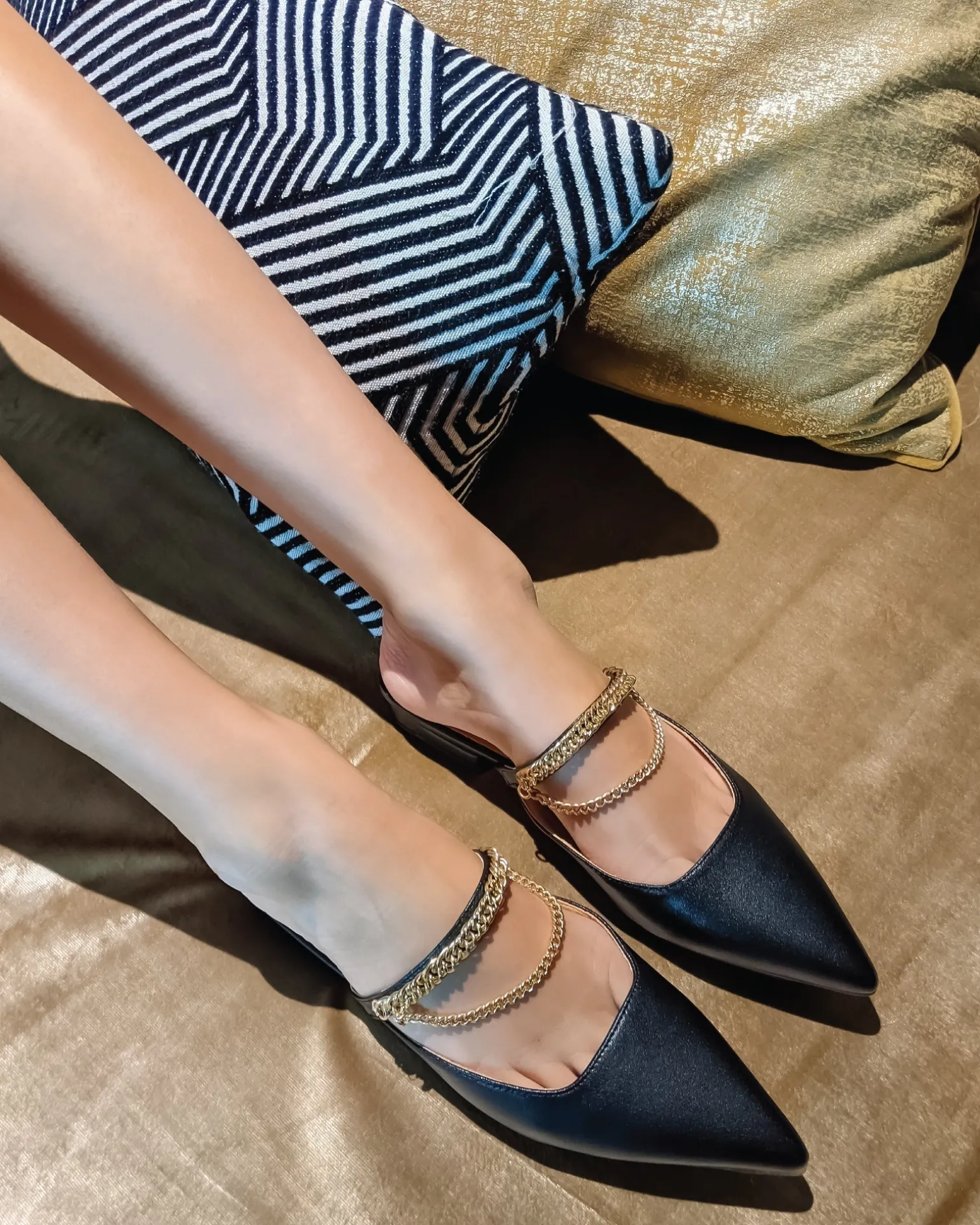 Belle & Bloom Flats>On The Go Leather Flat -
