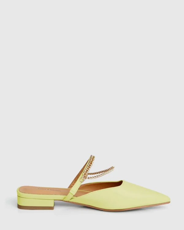 Belle & Bloom Flats>On The Go Leather Flat -