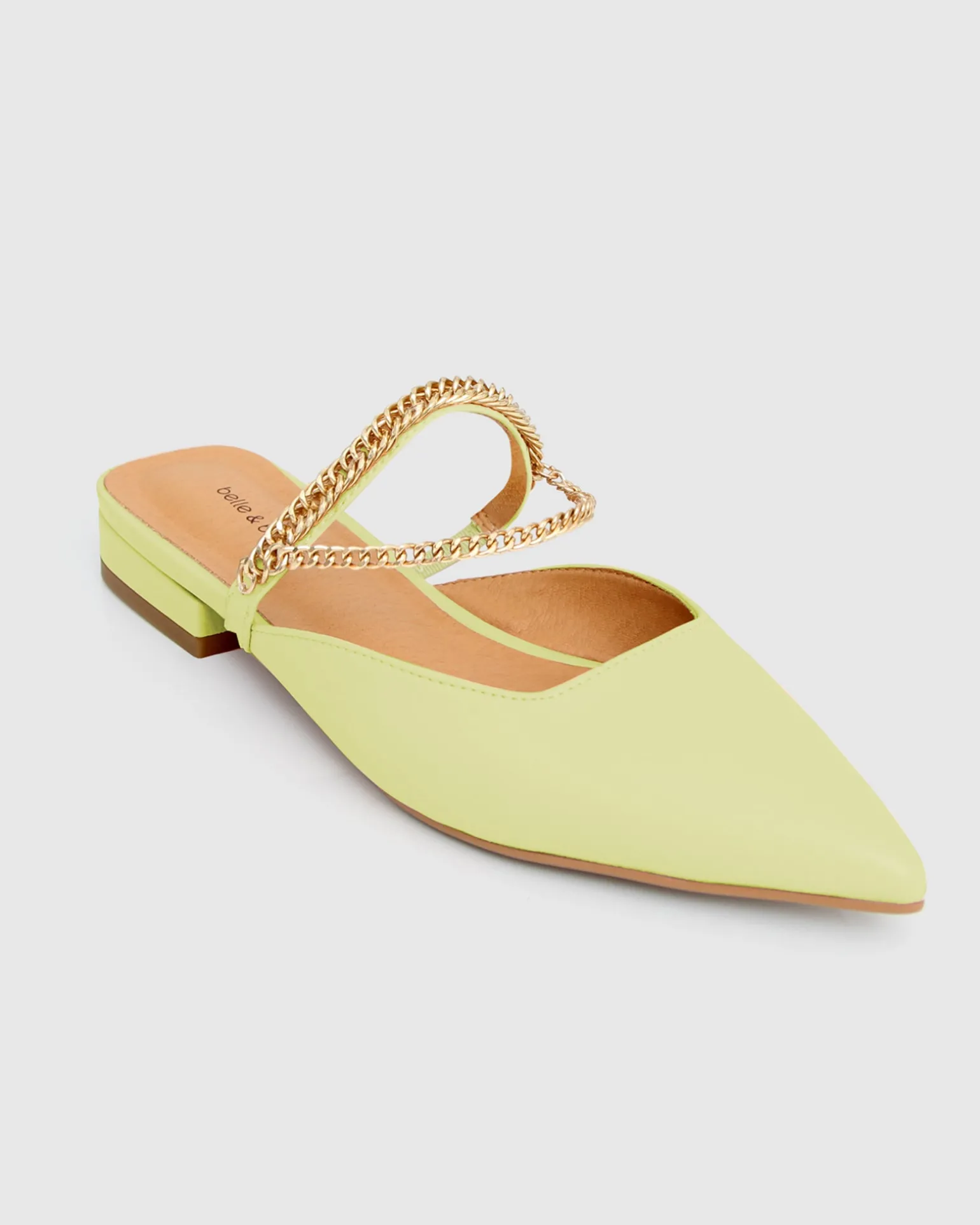 Belle & Bloom Flats>On The Go Leather Flat -