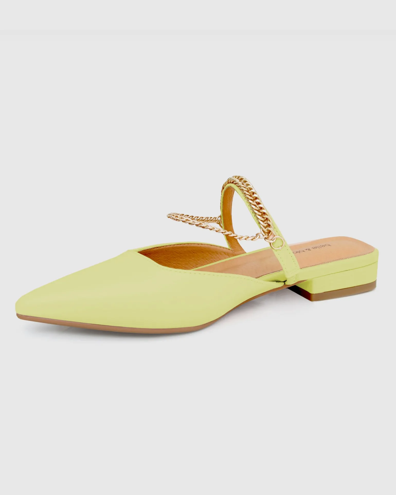 Belle & Bloom Flats>On The Go Leather Flat -