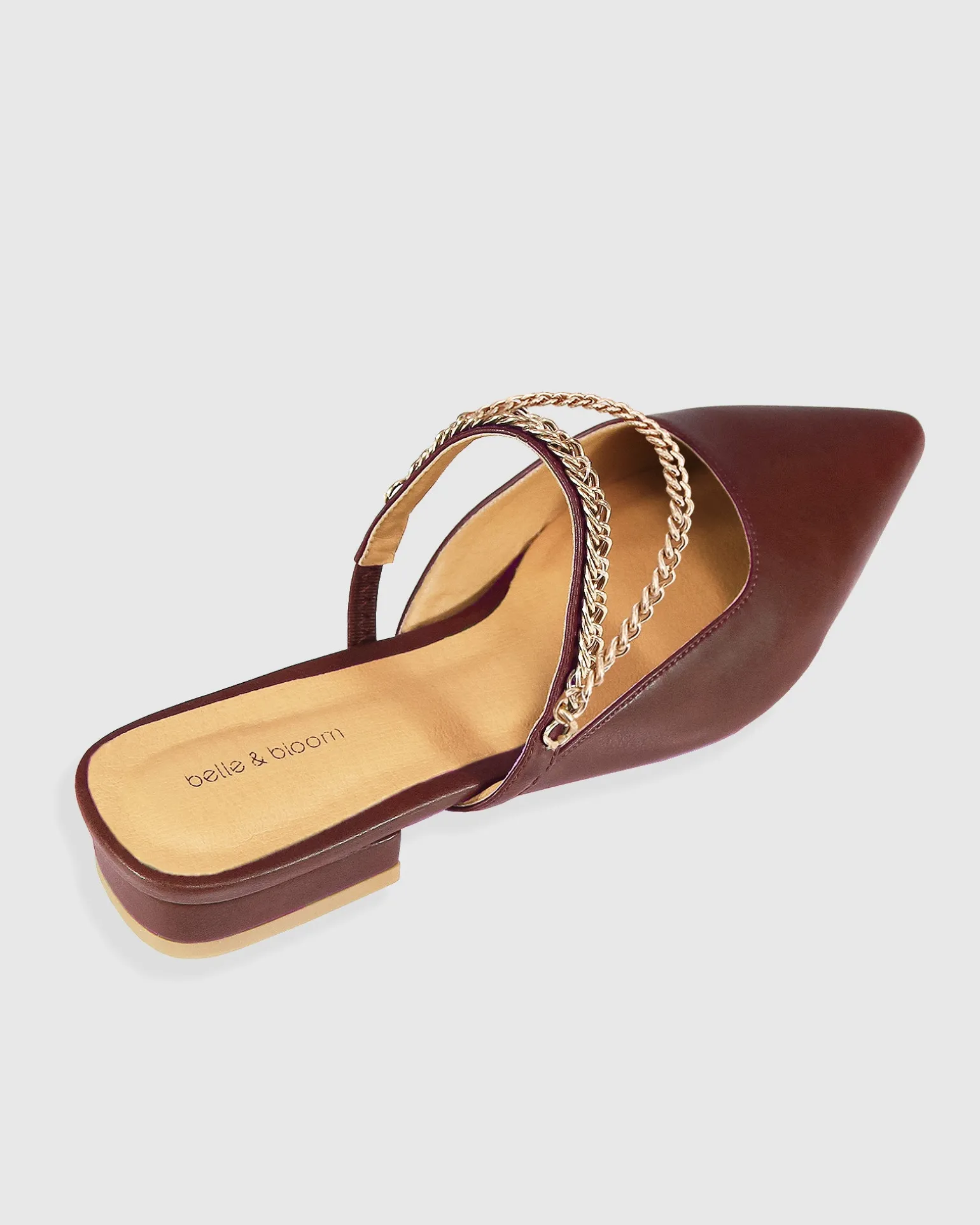 Belle & Bloom Flats>On The Go Leather Flat -