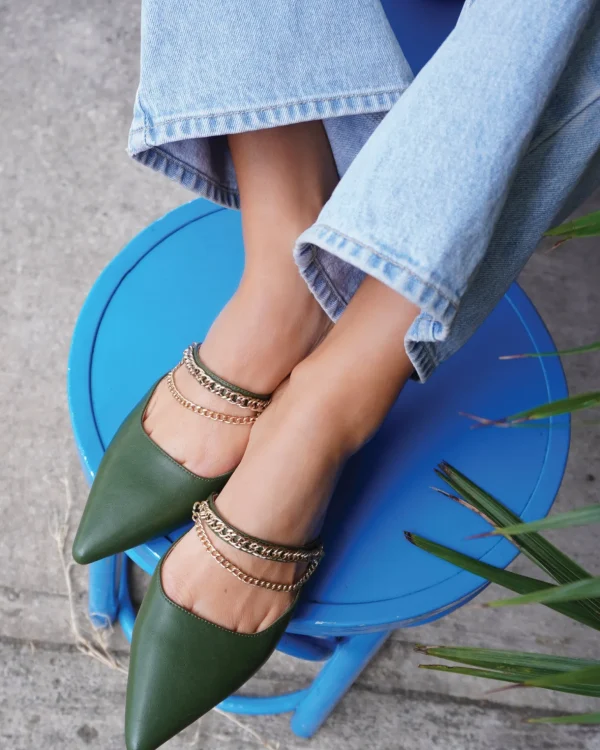 Belle & Bloom Flats>On The Go Leather Flat -