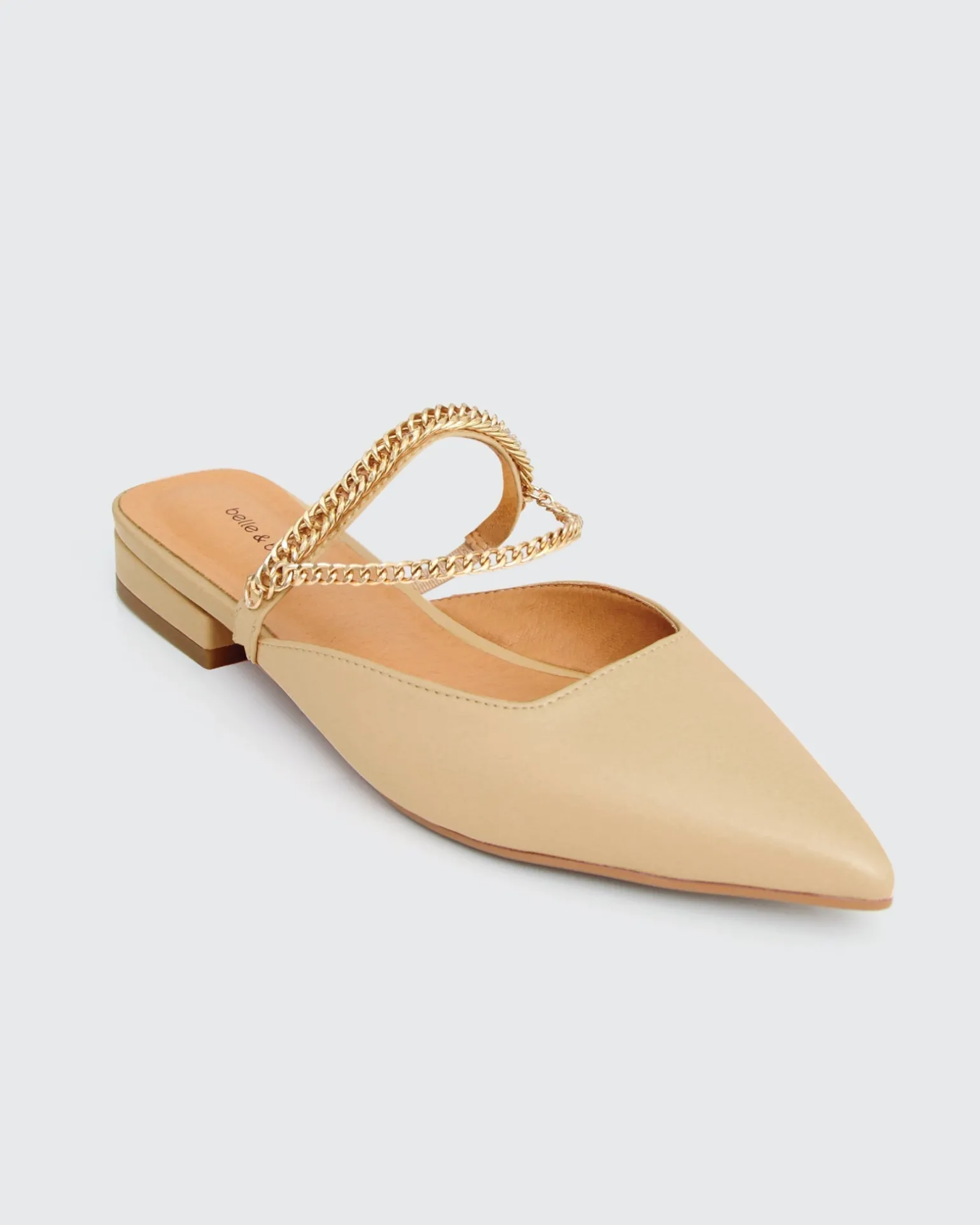 Belle & Bloom Flats>On The Go Leather Flat -