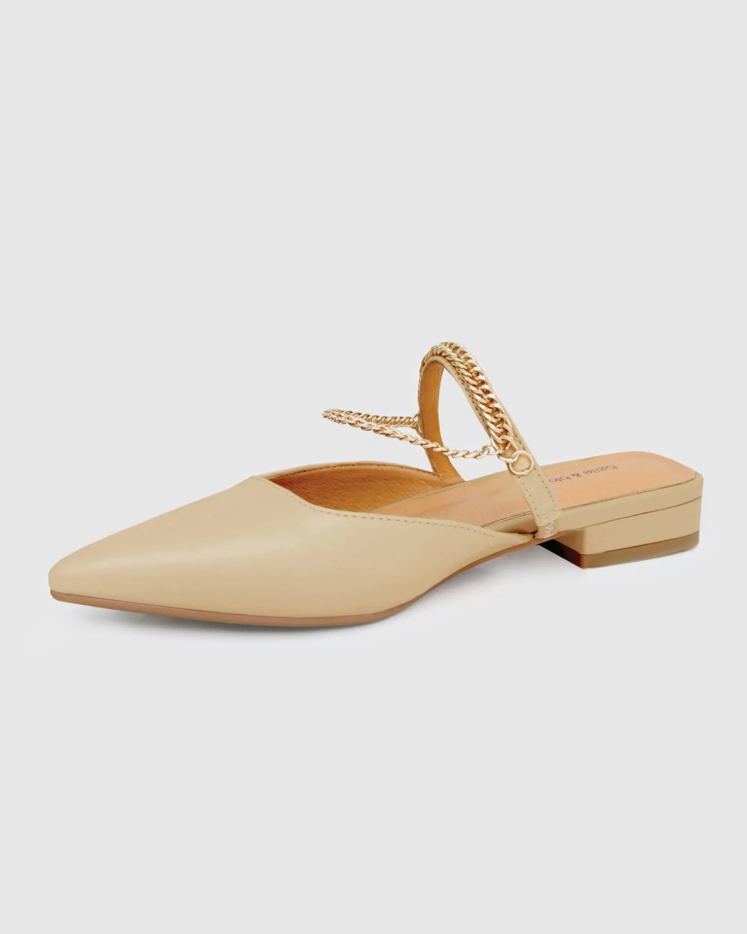 Belle & Bloom Flats>On The Go Leather Flat -
