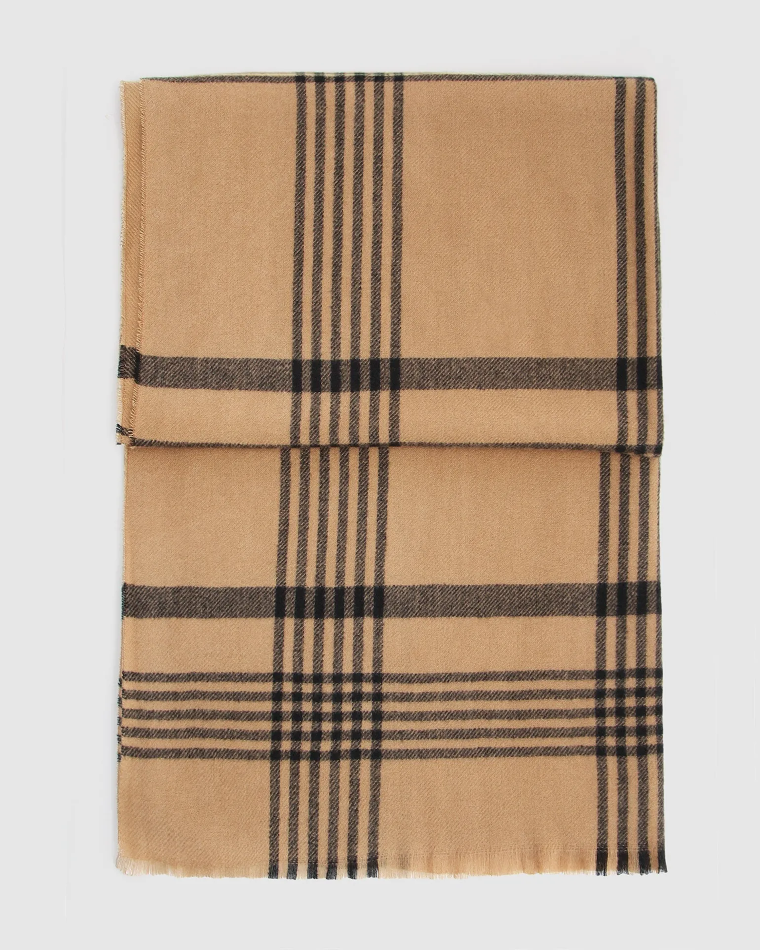 Belle & Bloom Scarves>Panorama Check Scarf -