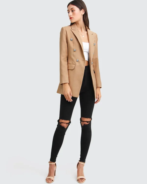 Belle & Bloom Blazers | Suits & Blazers>Princess Polina Textured Weave Blazer -