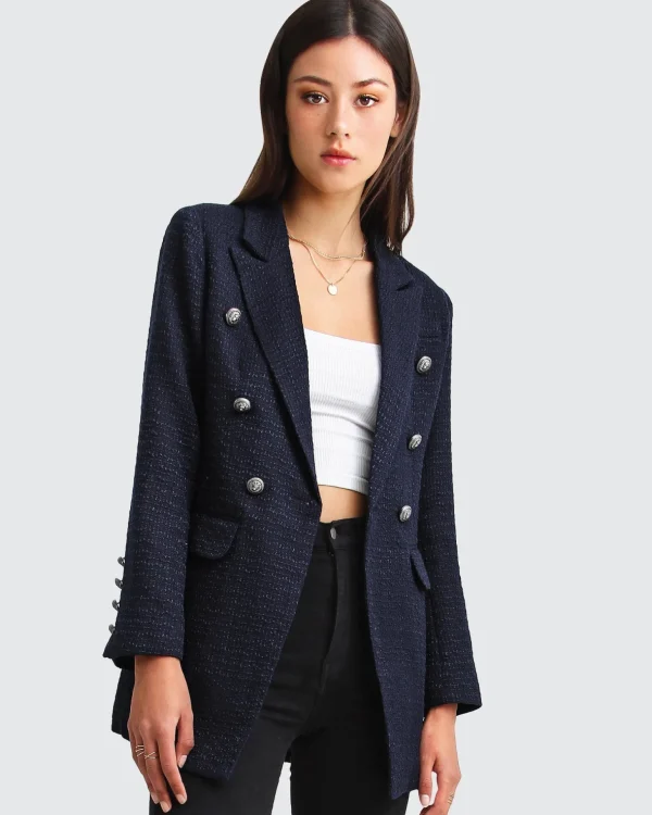 Belle & Bloom Blazers | Suits & Blazers>Princess Polina Textured Weave Blazer -