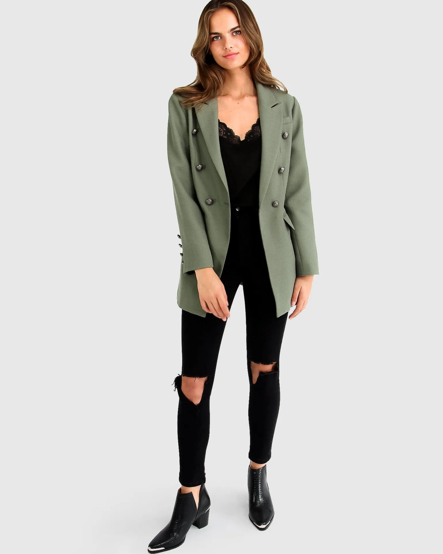 Belle & Bloom Blazers | Suits & Blazers>Princess Polina Textured Weave Blazer -