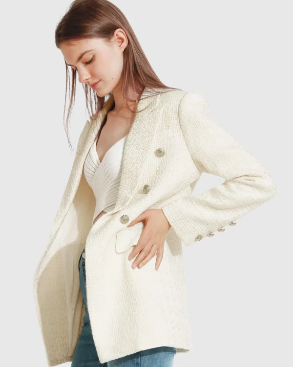 Belle & Bloom Blazers | Suits & Blazers>Princess Polina Tweed Blazer -
