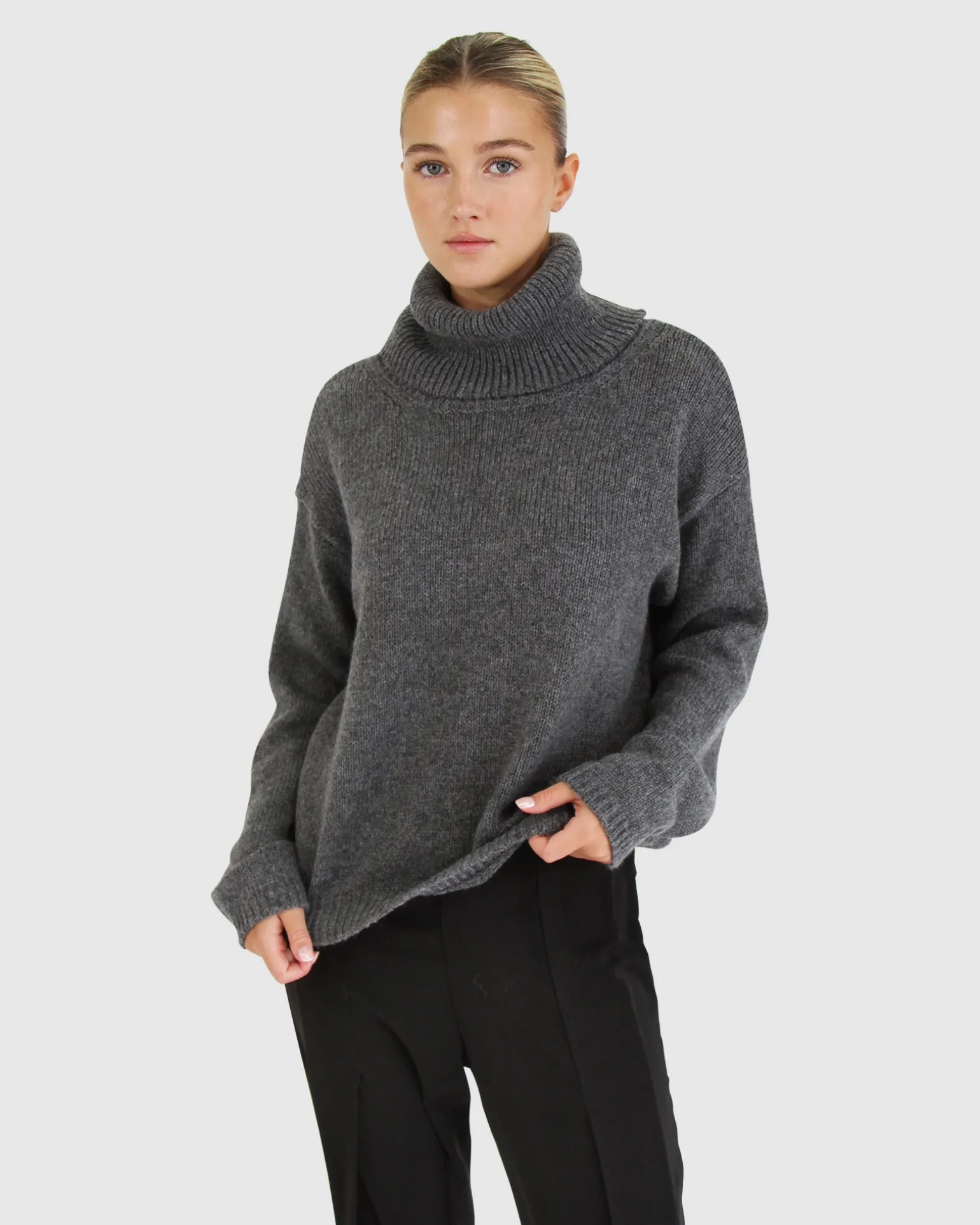 Belle & Bloom Sweaters | Sweaters>Right Here Waiting Open Back Knit -