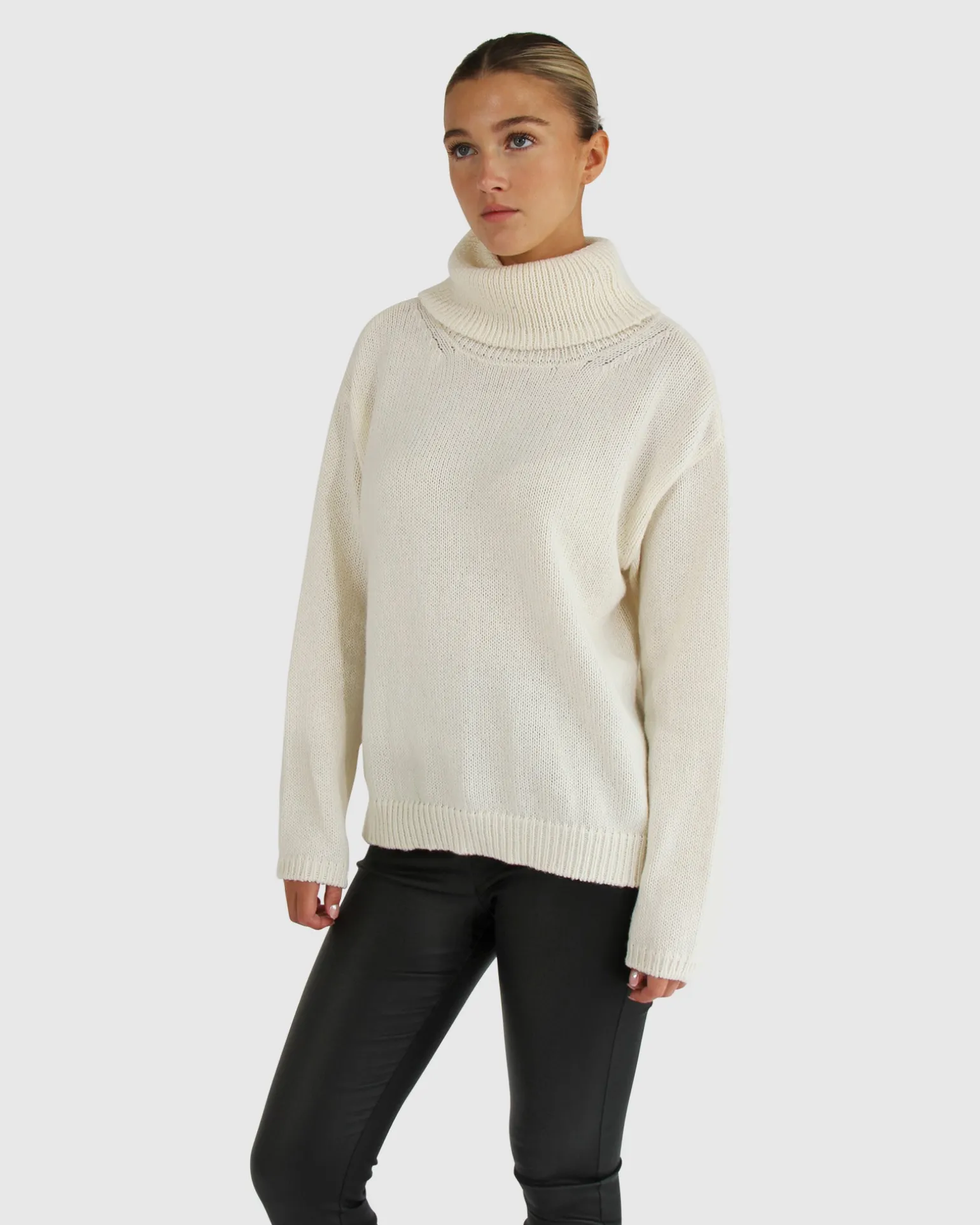 Belle & Bloom Sweaters | Sweaters>Right Here Waiting Open Back Knit -