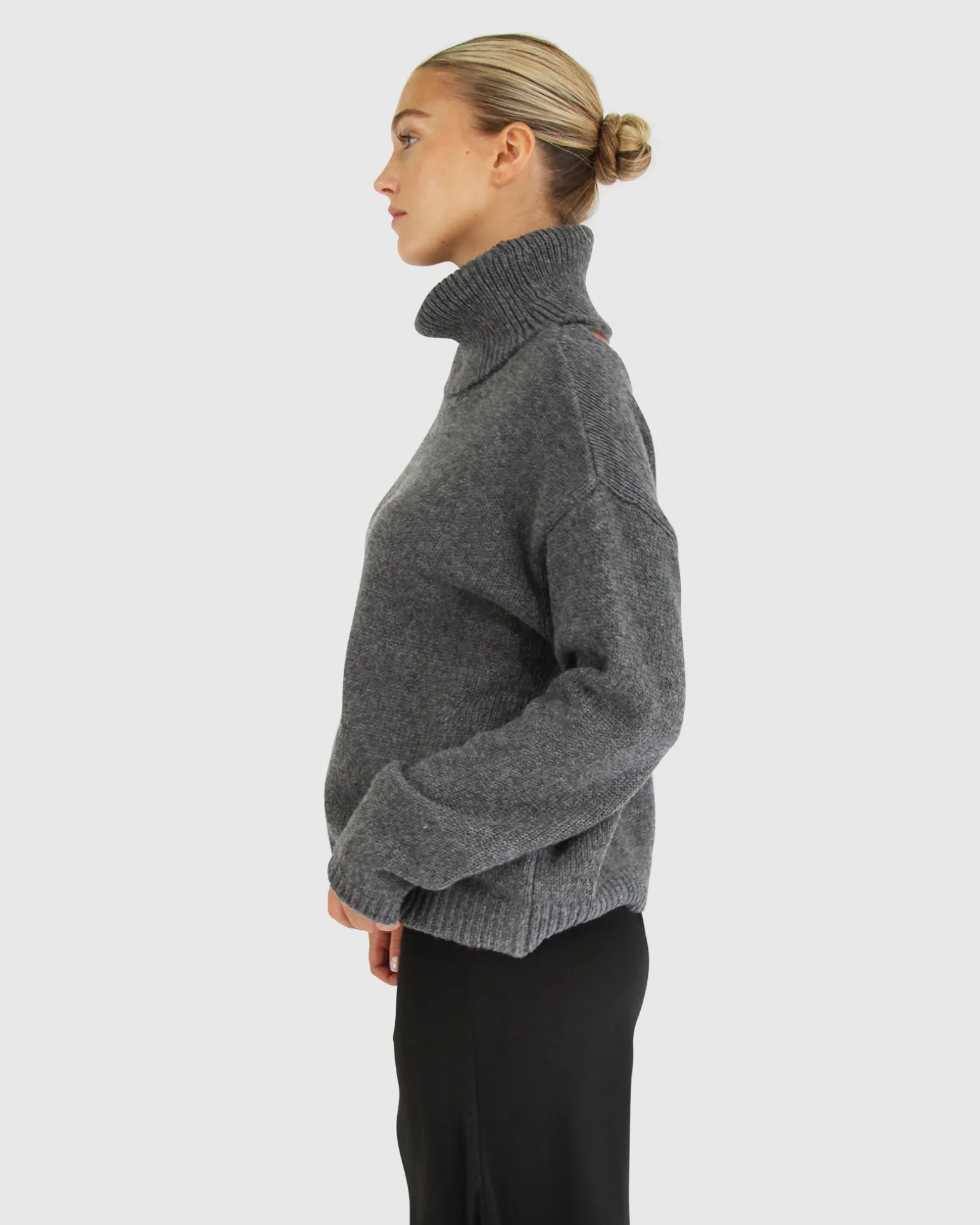 Belle & Bloom Sweaters | Sweaters>Right Here Waiting Open Back Knit -