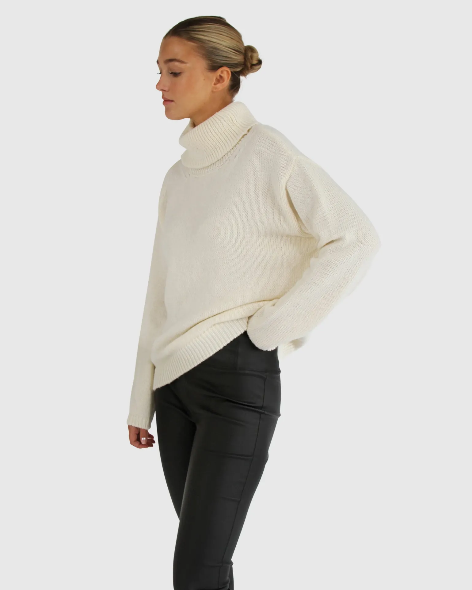 Belle & Bloom Sweaters | Sweaters>Right Here Waiting Open Back Knit -