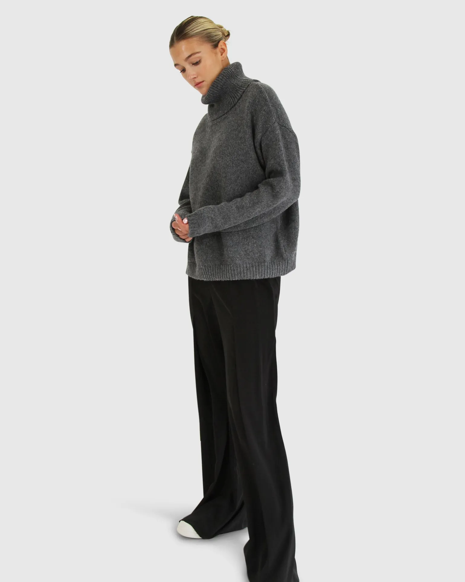 Belle & Bloom Sweaters | Sweaters>Right Here Waiting Open Back Knit -