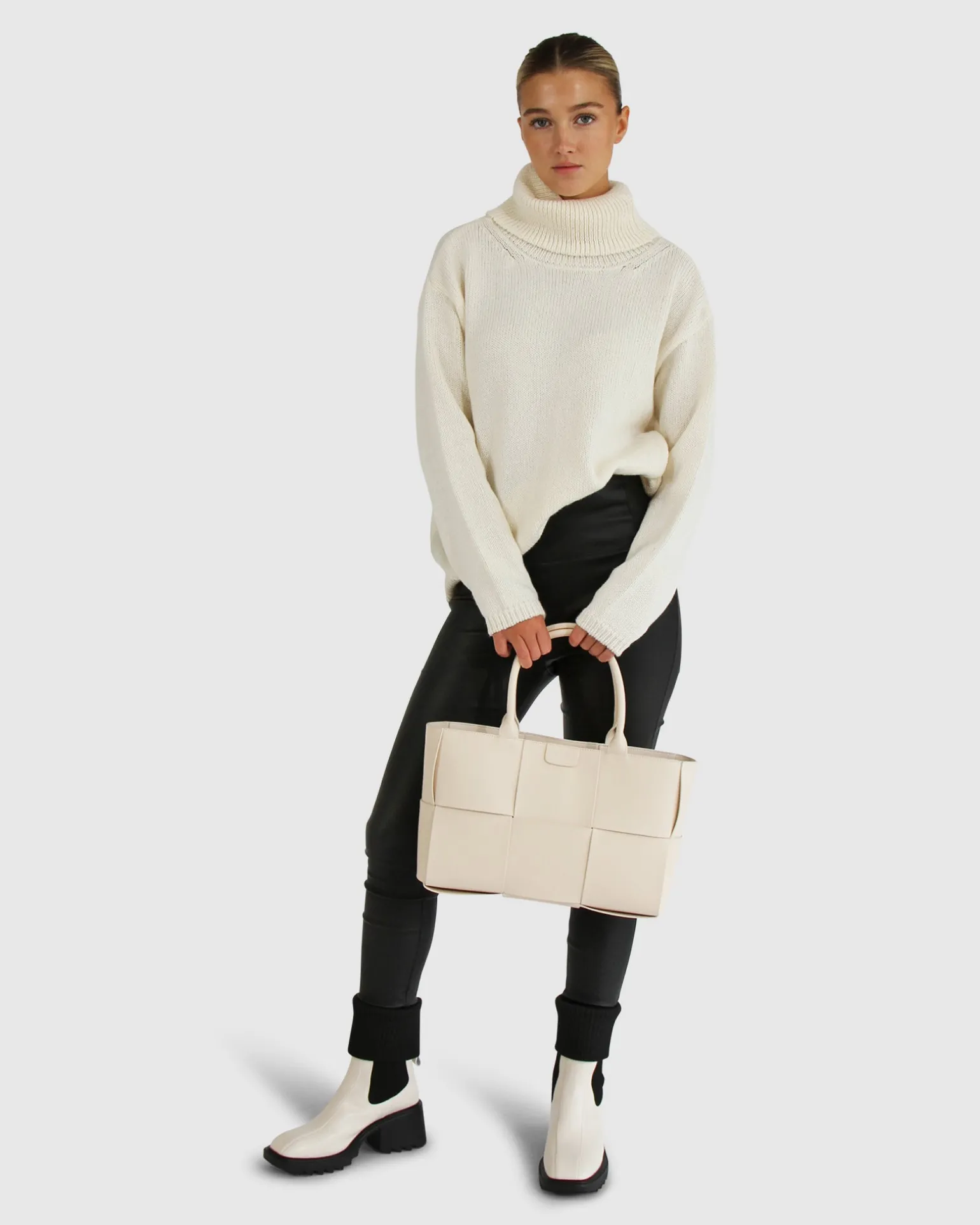 Belle & Bloom Sweaters | Sweaters>Right Here Waiting Open Back Knit -