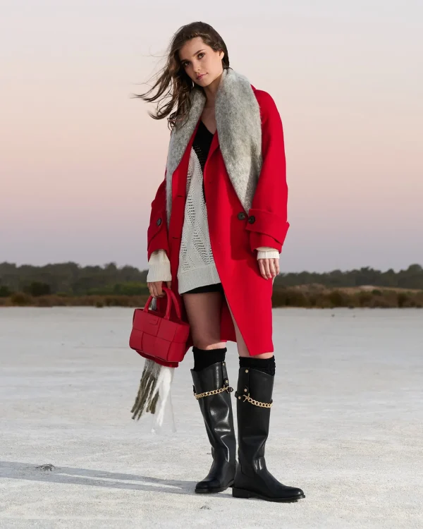 Belle & Bloom Wool Coats | Wool Coats>Rumour Has It Oversized Wool Blend Coat -