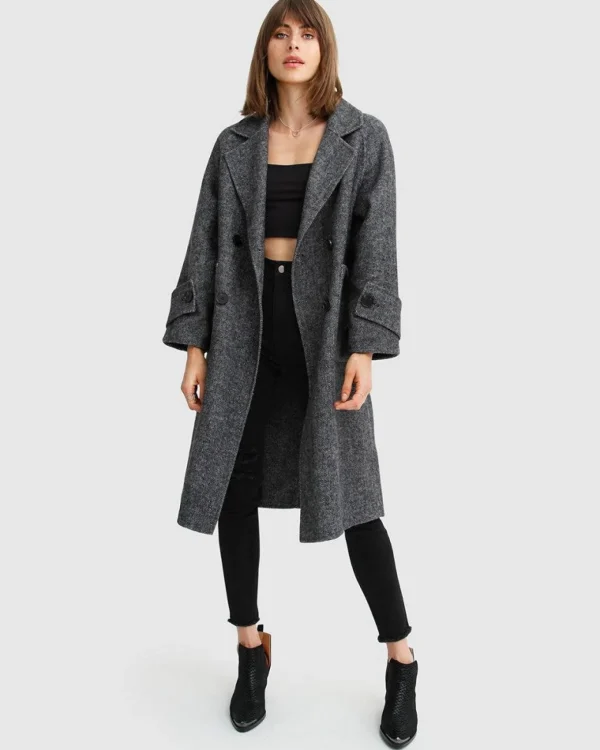 Belle & Bloom Wool Coats | Wool Coats>Rumour Has It Oversized Wool Blend Coat -