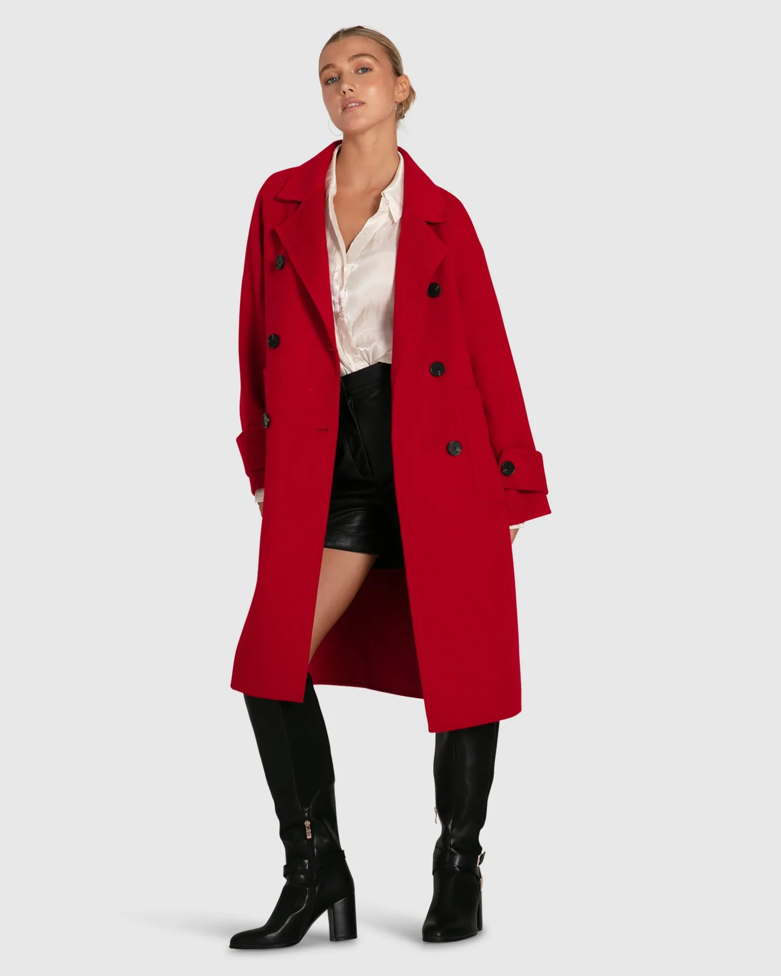 Belle & Bloom Wool Coats | Wool Coats>Rumour Has It Oversized Wool Blend Coat -