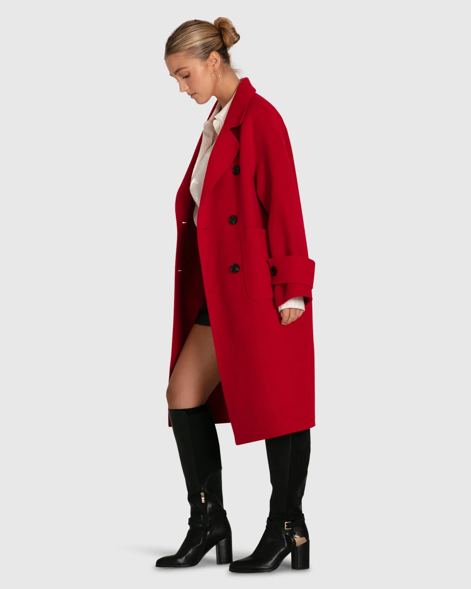 Belle & Bloom Wool Coats | Wool Coats>Rumour Has It Oversized Wool Blend Coat -