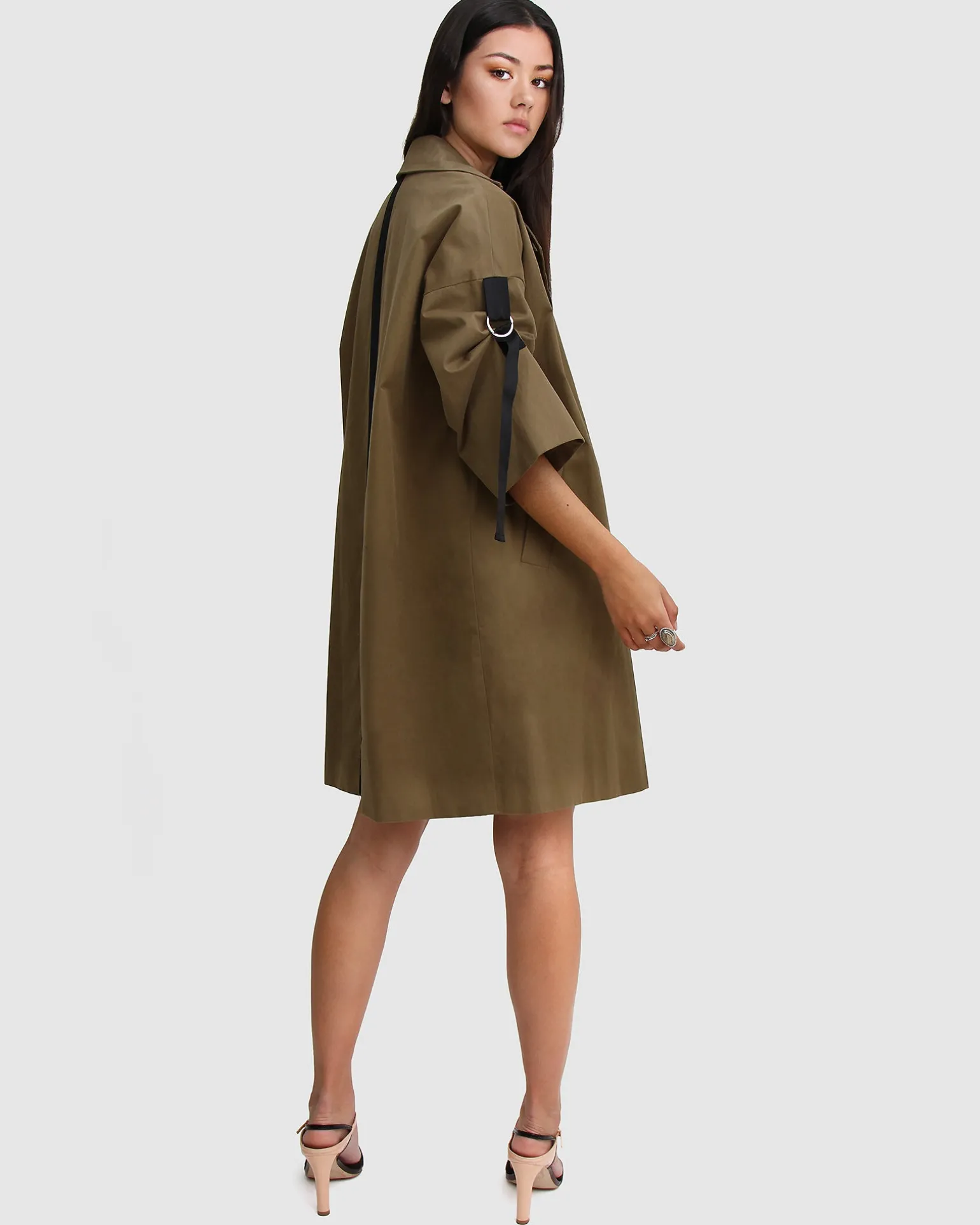 Belle & Bloom Trench Coats | Trench Coats>Russian Romance Oversized Trench Coat -
