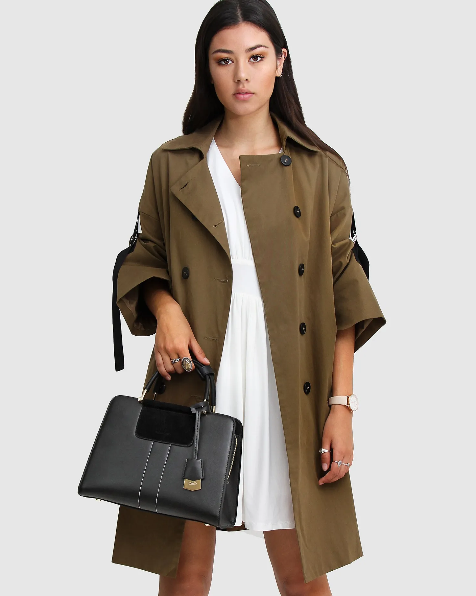Belle & Bloom Trench Coats | Trench Coats>Russian Romance Oversized Trench Coat -
