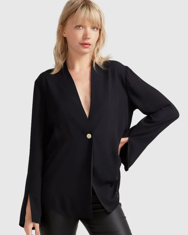 Belle & Bloom Blazers | Suits & Blazers>Sheer Genius Lightweight Blazer -