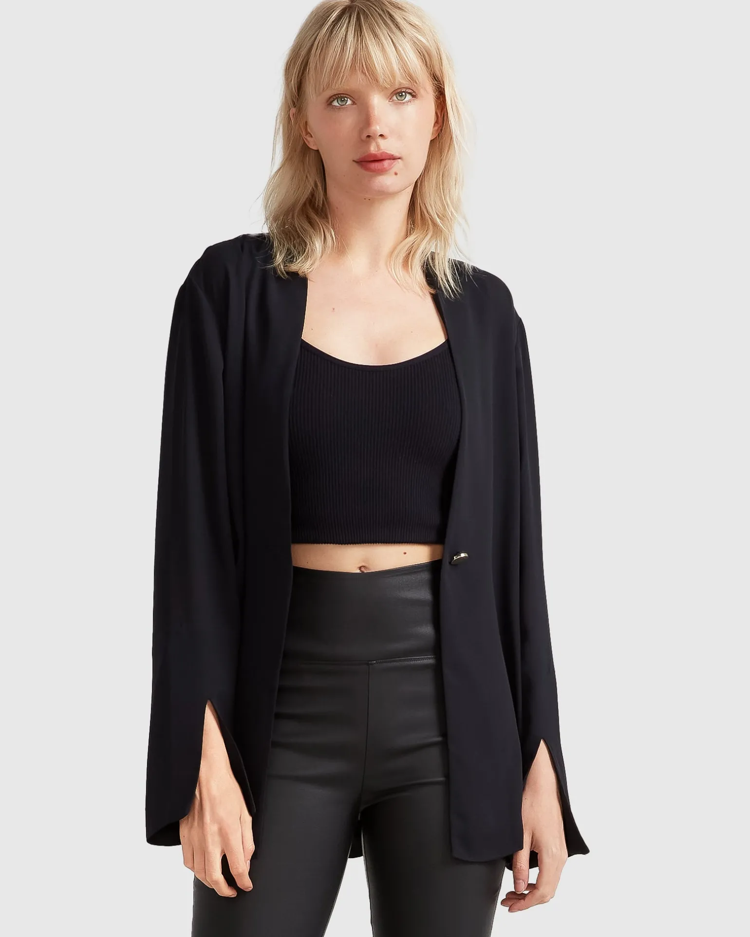 Belle & Bloom Blazers | Suits & Blazers>Sheer Genius Lightweight Blazer -