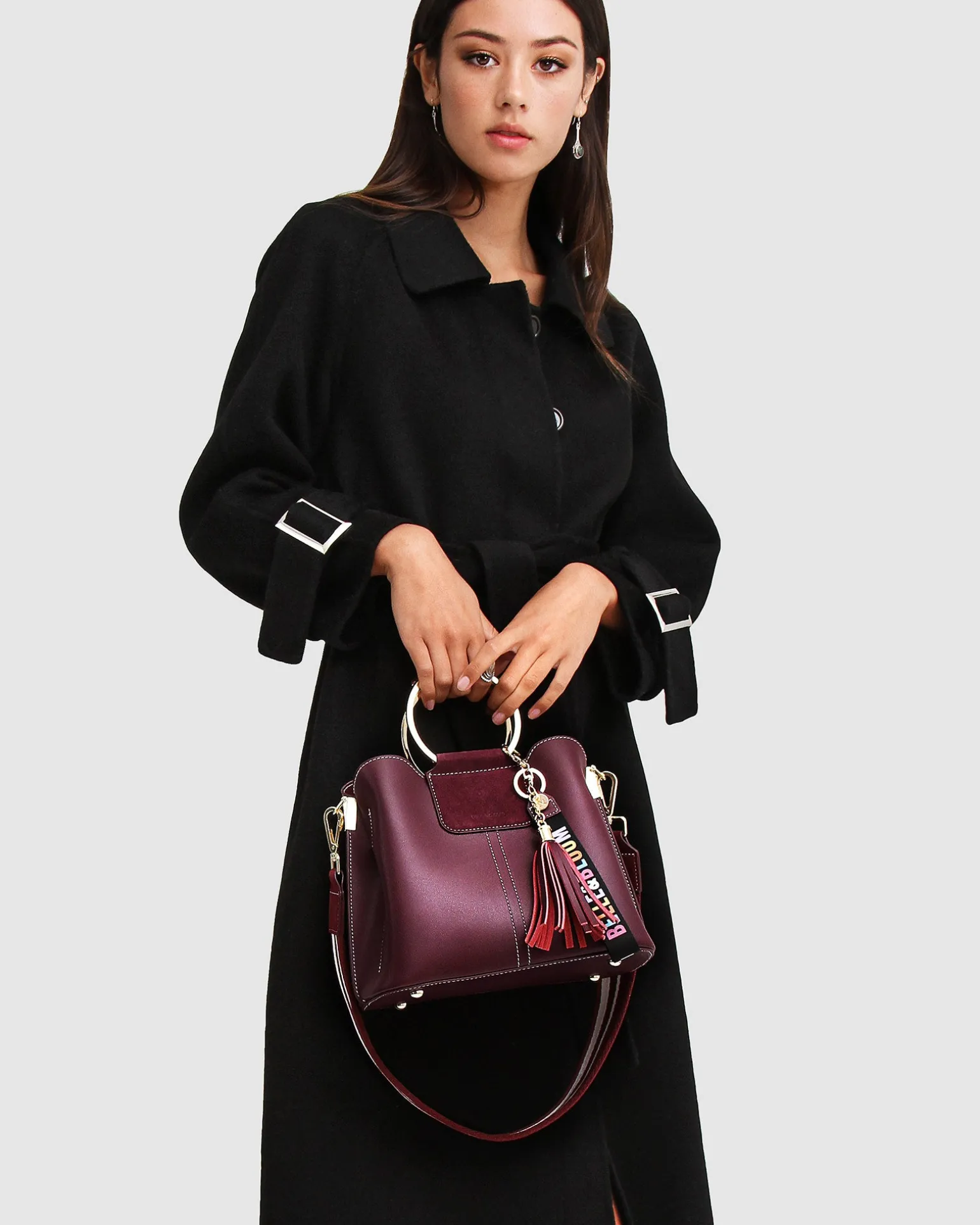 Belle & Bloom Belted Coats | Wool Coats>Shore To Shore Belted Wool Coat -