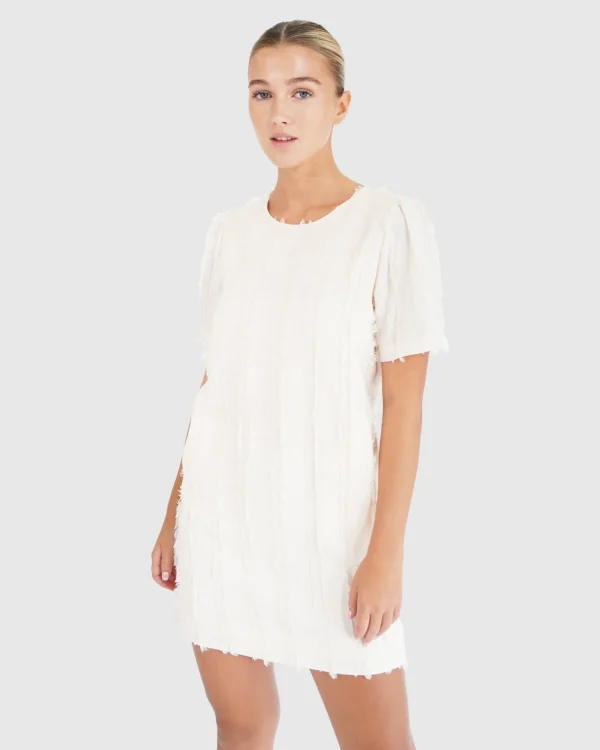 Belle & Bloom Mini Dresses | Mini Dresses>Star Child Textured Mini Dress -