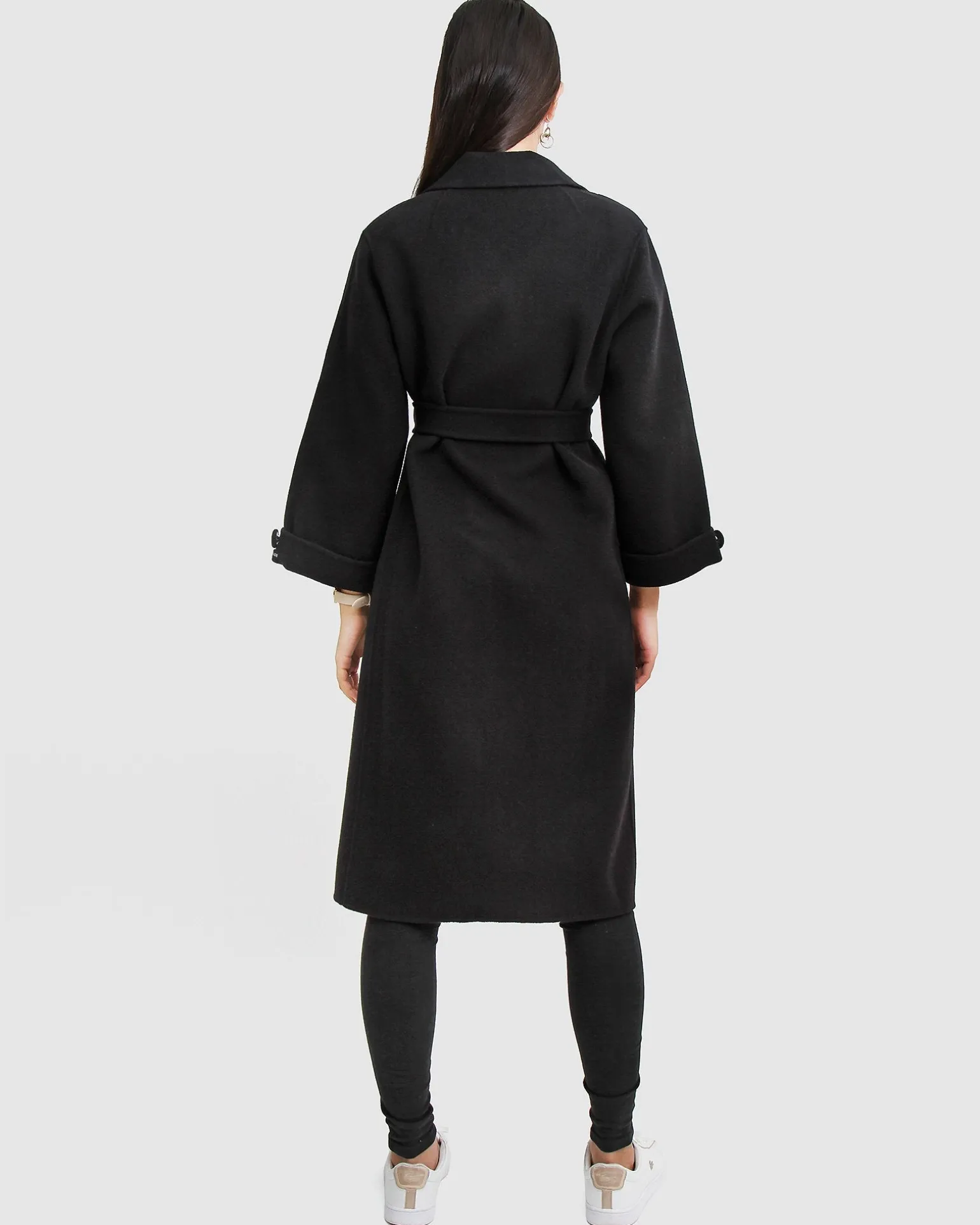 Belle & Bloom Belted Coats | Wool Coats>Stay Wild Oversized Wool Coat -