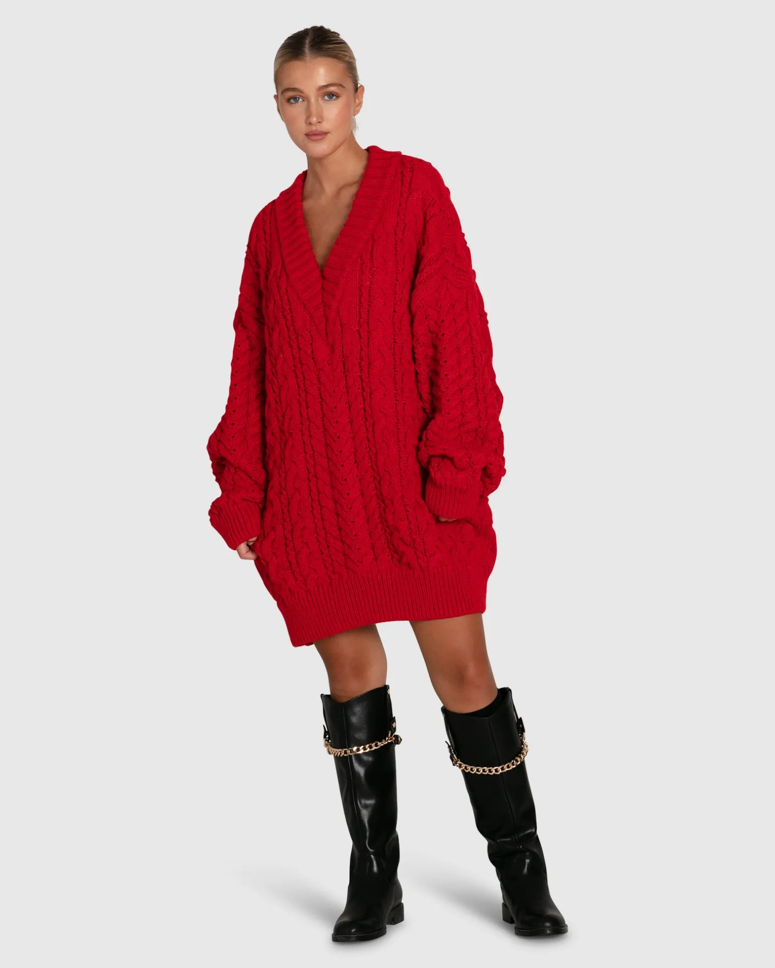 Belle & Bloom Sweaters | Sweaters>Still The One Chunky Oversize Knit -