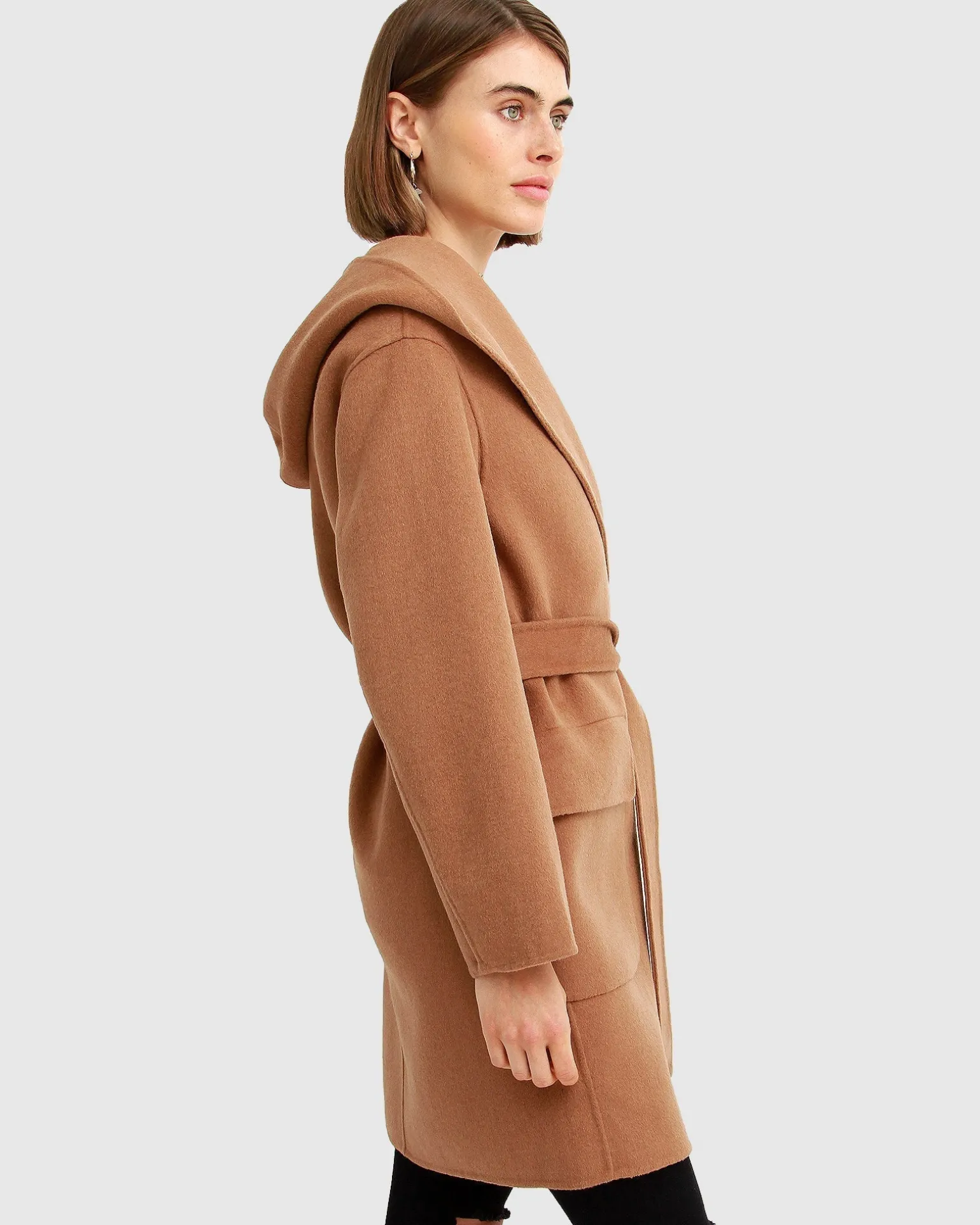 Belle & Bloom Belted Coats | Wool Coats>Sweet Escape Robe Coat -