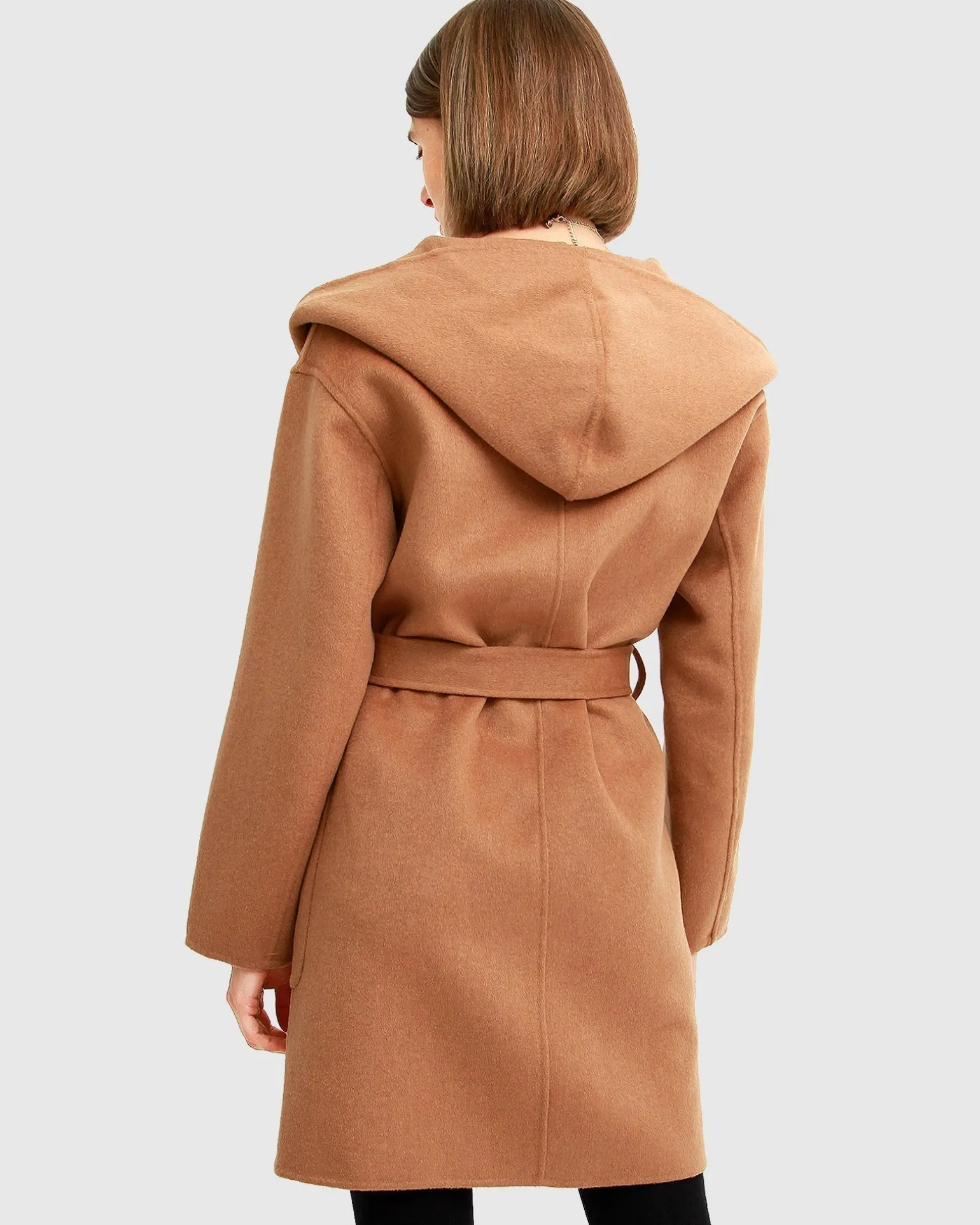 Belle & Bloom Belted Coats | Wool Coats>Sweet Escape Robe Coat -