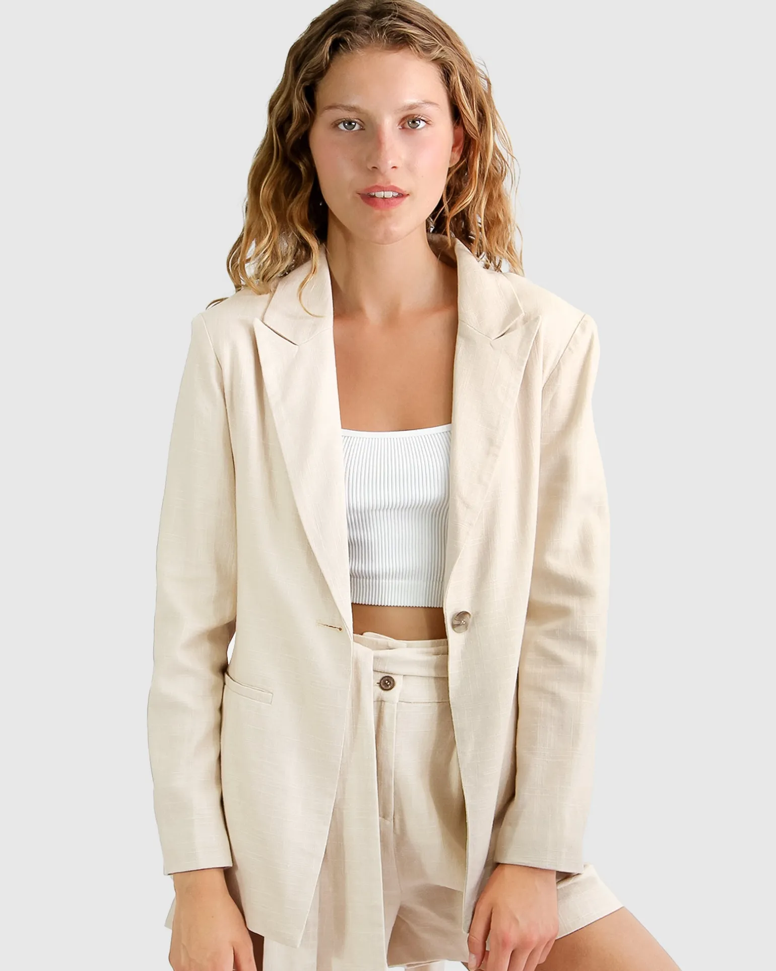 Belle & Bloom Blazers | Suits & Blazers>Synergy Wrap Blazer -
