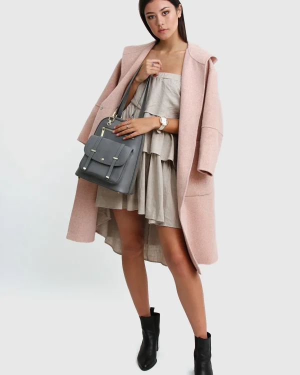 Belle & Bloom Backpacks | Handbags>5th Ave Leather Backpack -