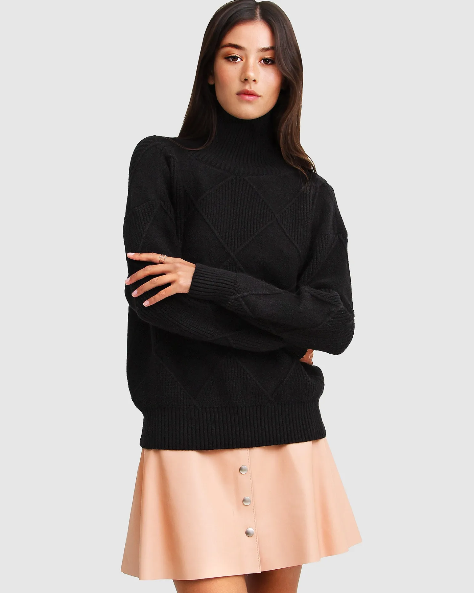 Belle & Bloom Sweaters | Sweaters>The Academy Turtleneck Jumper -