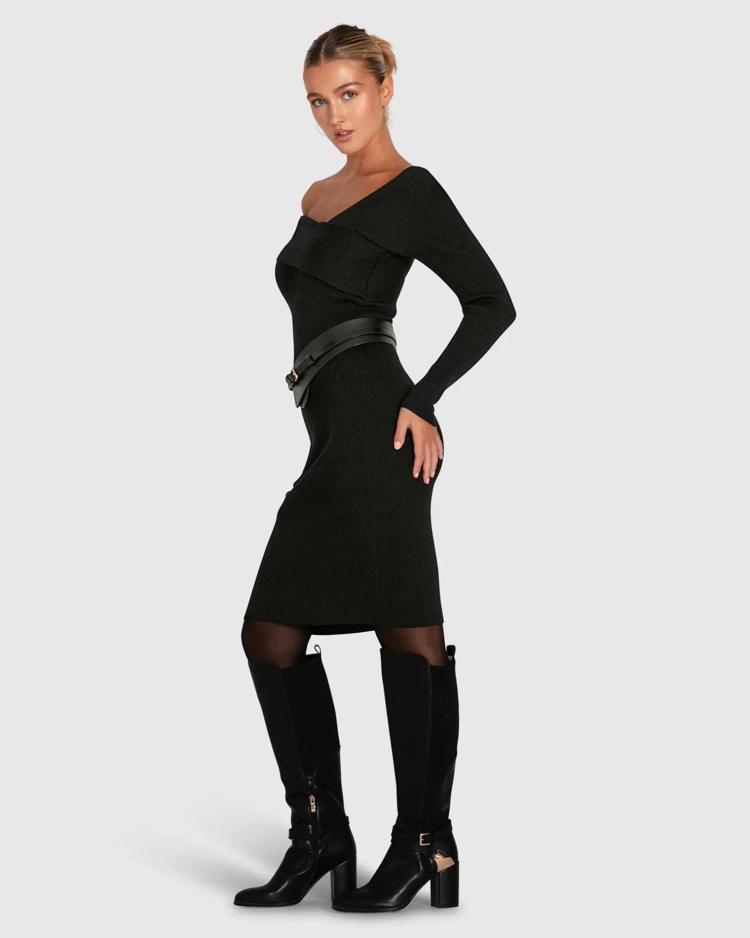 Belle & Bloom Dresses | Knit Dresses>The Way You Move Knit Dress -