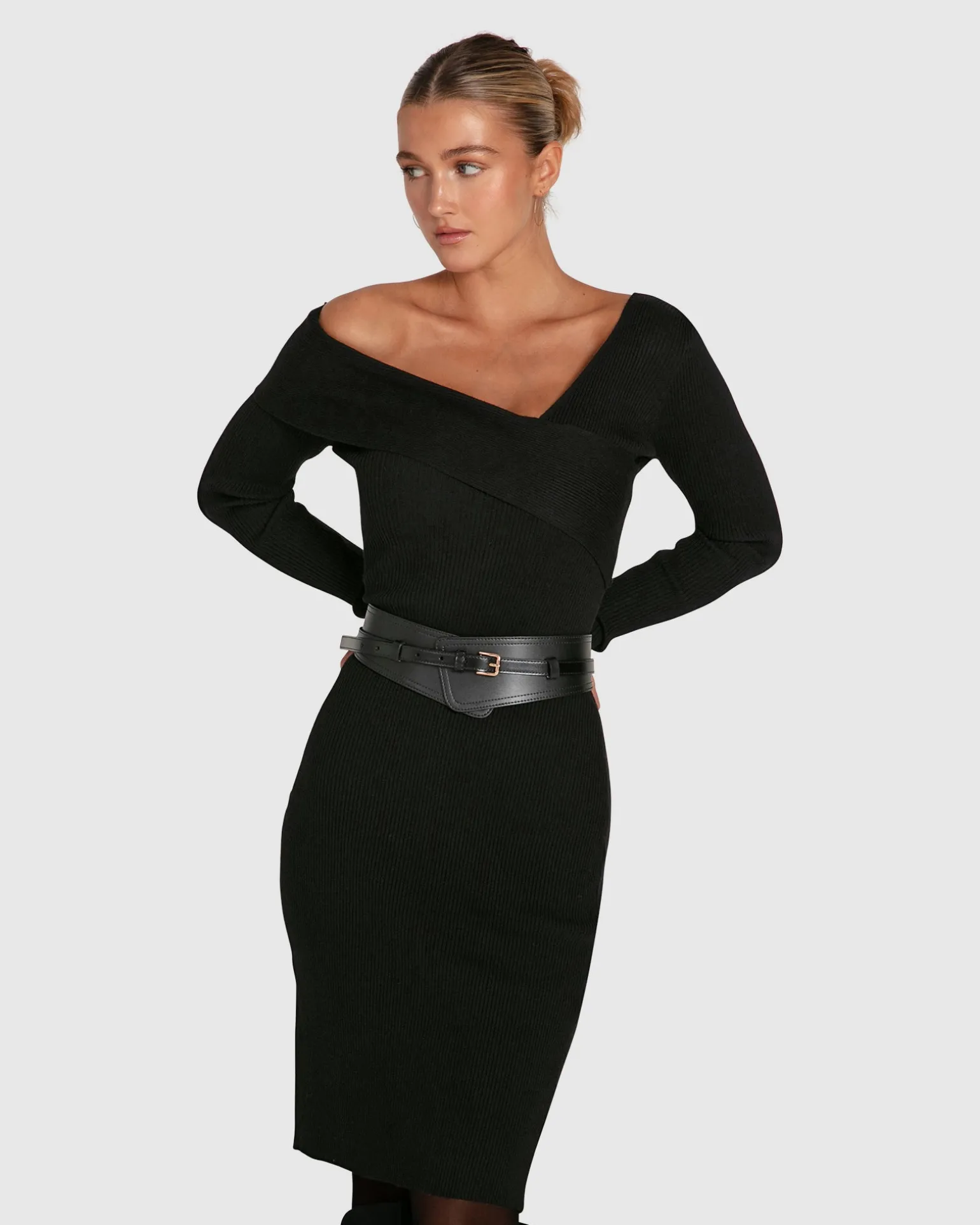 Belle & Bloom Dresses | Knit Dresses>The Way You Move Knit Dress -