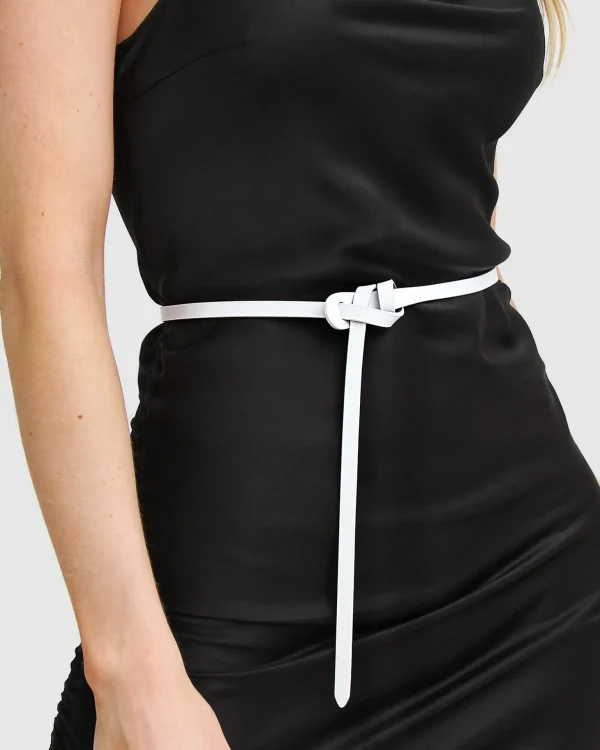 Belle & Bloom Belts>Tie The Knot Leather Belt -