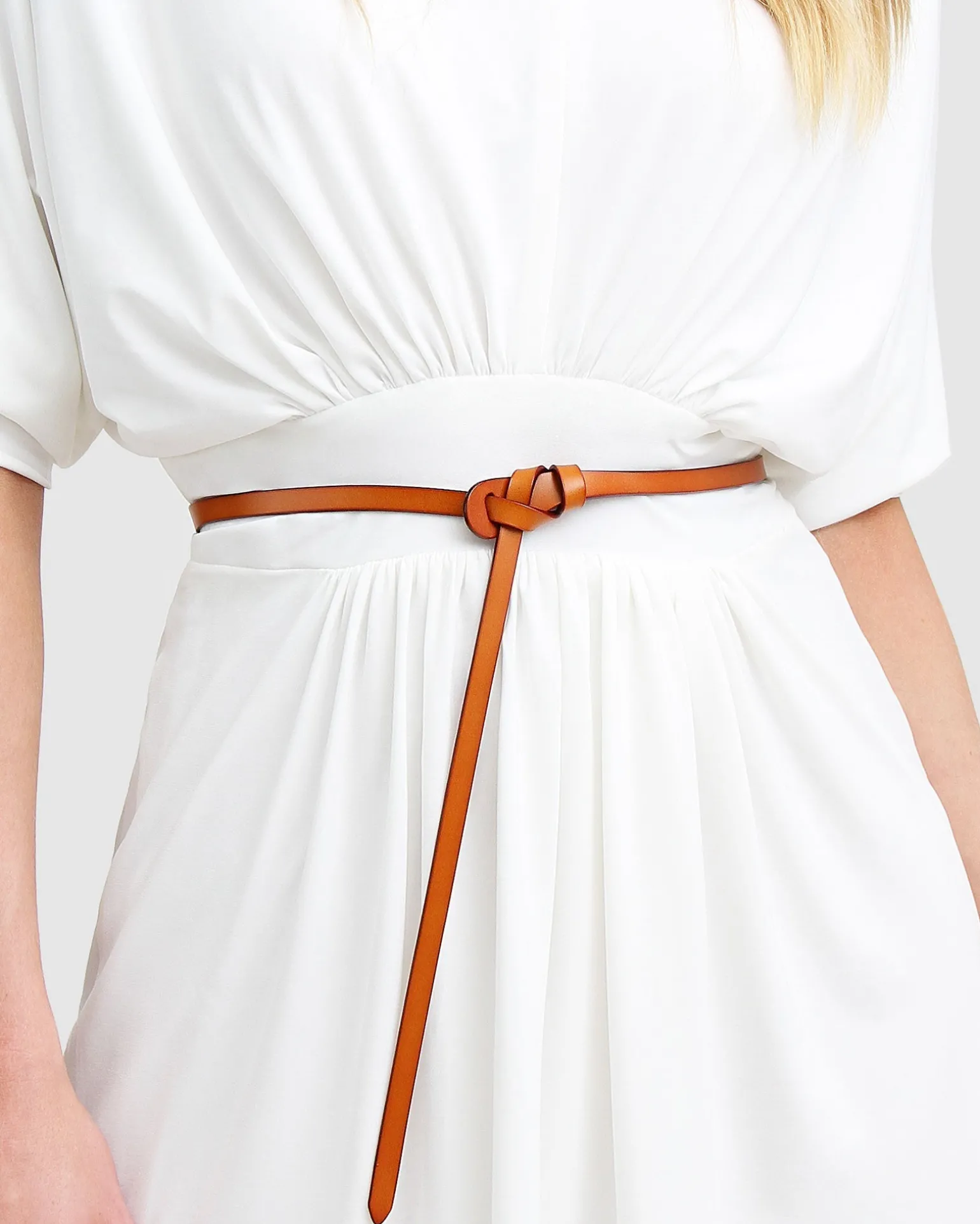 Belle & Bloom Belts>Tie The Knot Leather Belt -