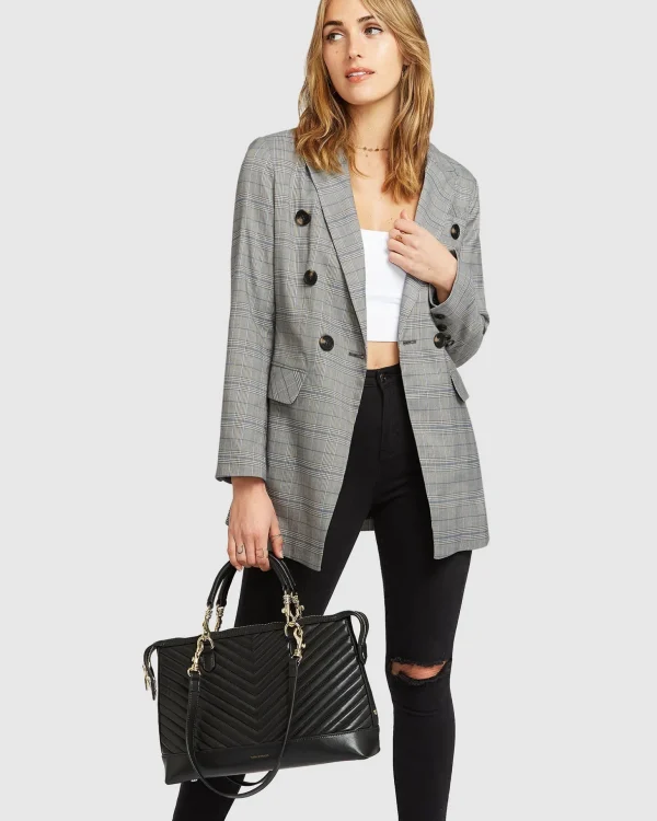 Belle & Bloom Blazers | Suits & Blazers>Too Cool For Work Plaid Blazer -