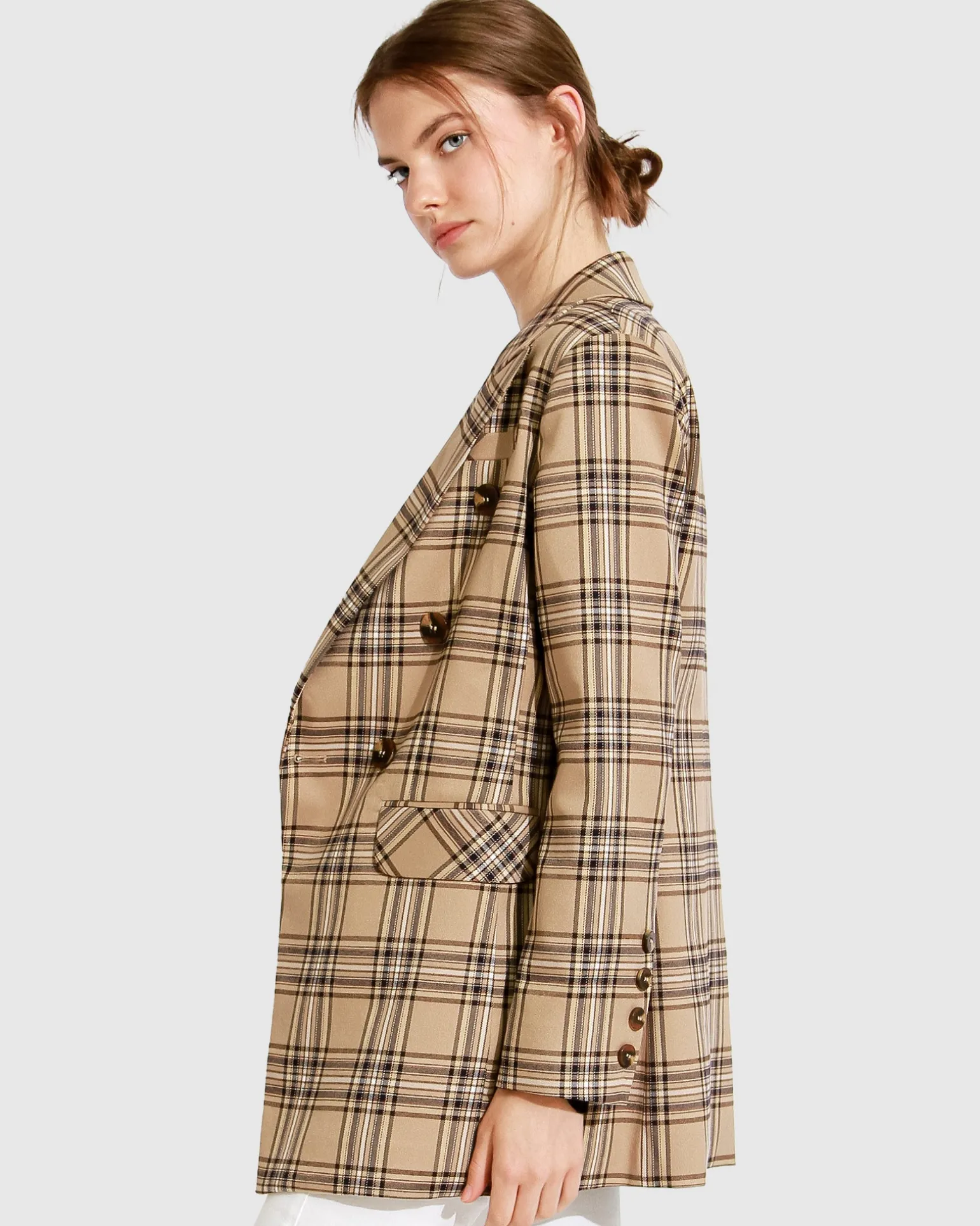 Belle & Bloom Blazers | Suits & Blazers>Too Cool For Work Plaid Blazer -