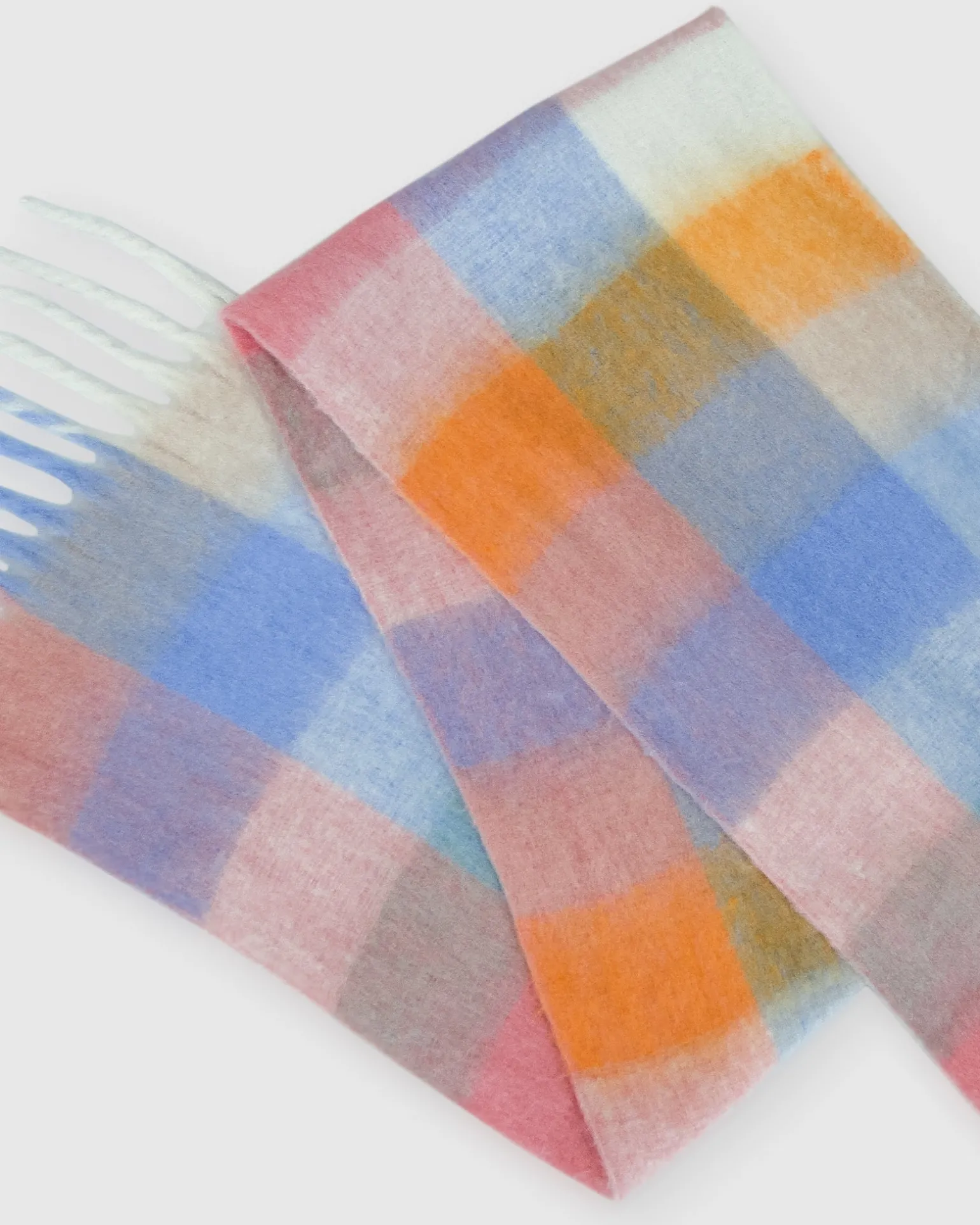 Belle & Bloom Scarves>Vail Checkered Scarf -